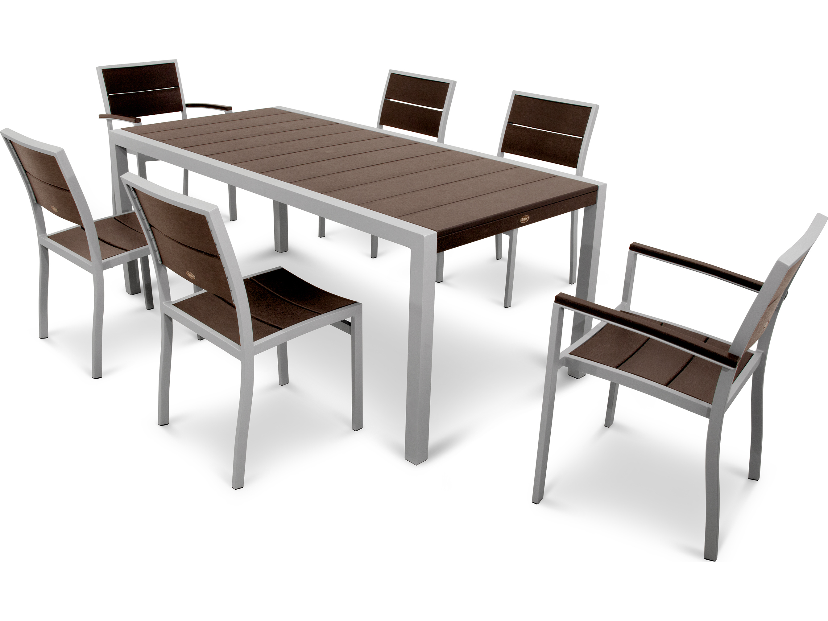 Trex® Outdoor Furniture™ Surf City Aluminum 7 Piece Dining Set TXS1231