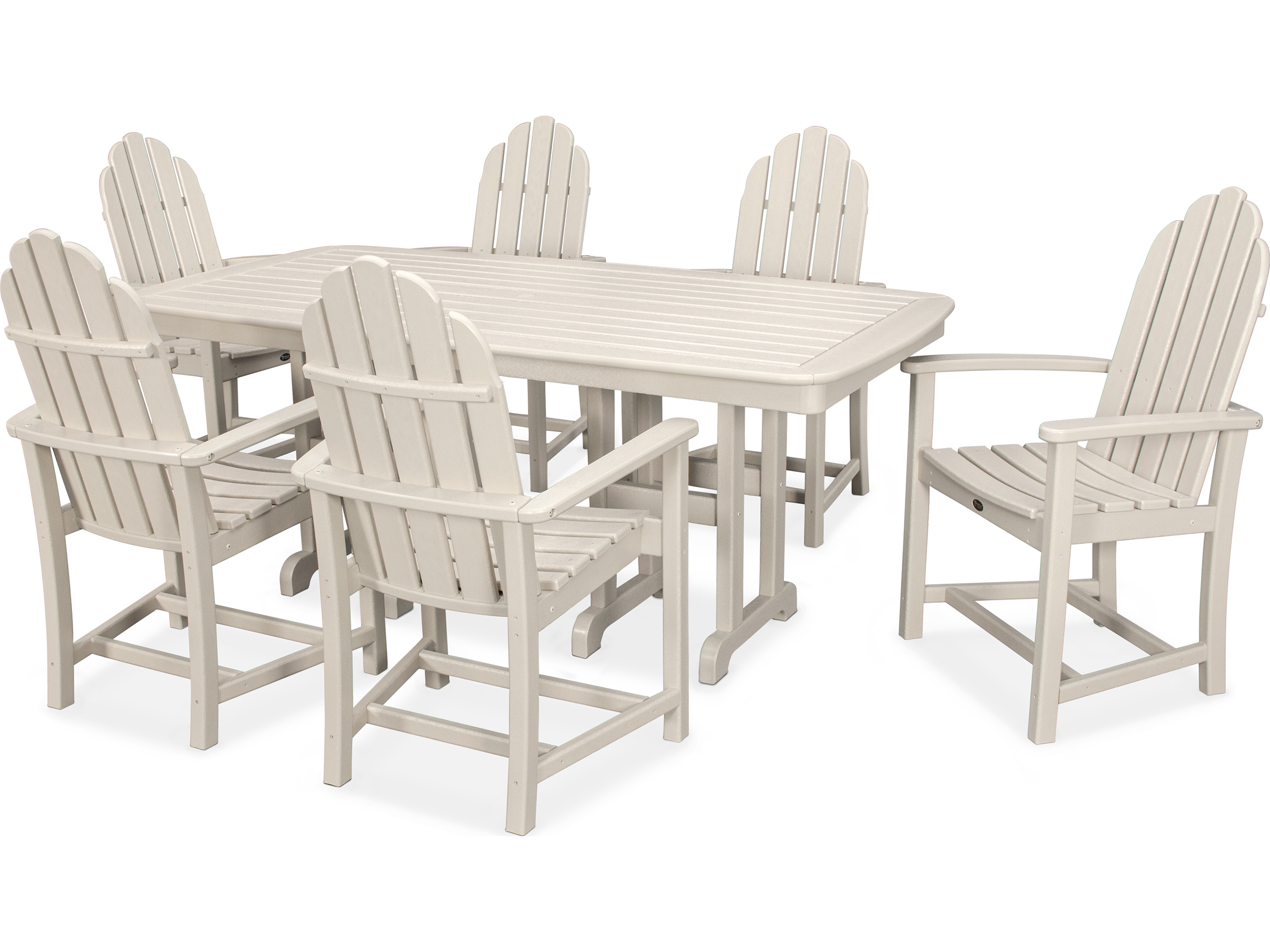 Trex® Outdoor Furniture™ Cape Cod Recycled Plastic 7 Piece Dining Set