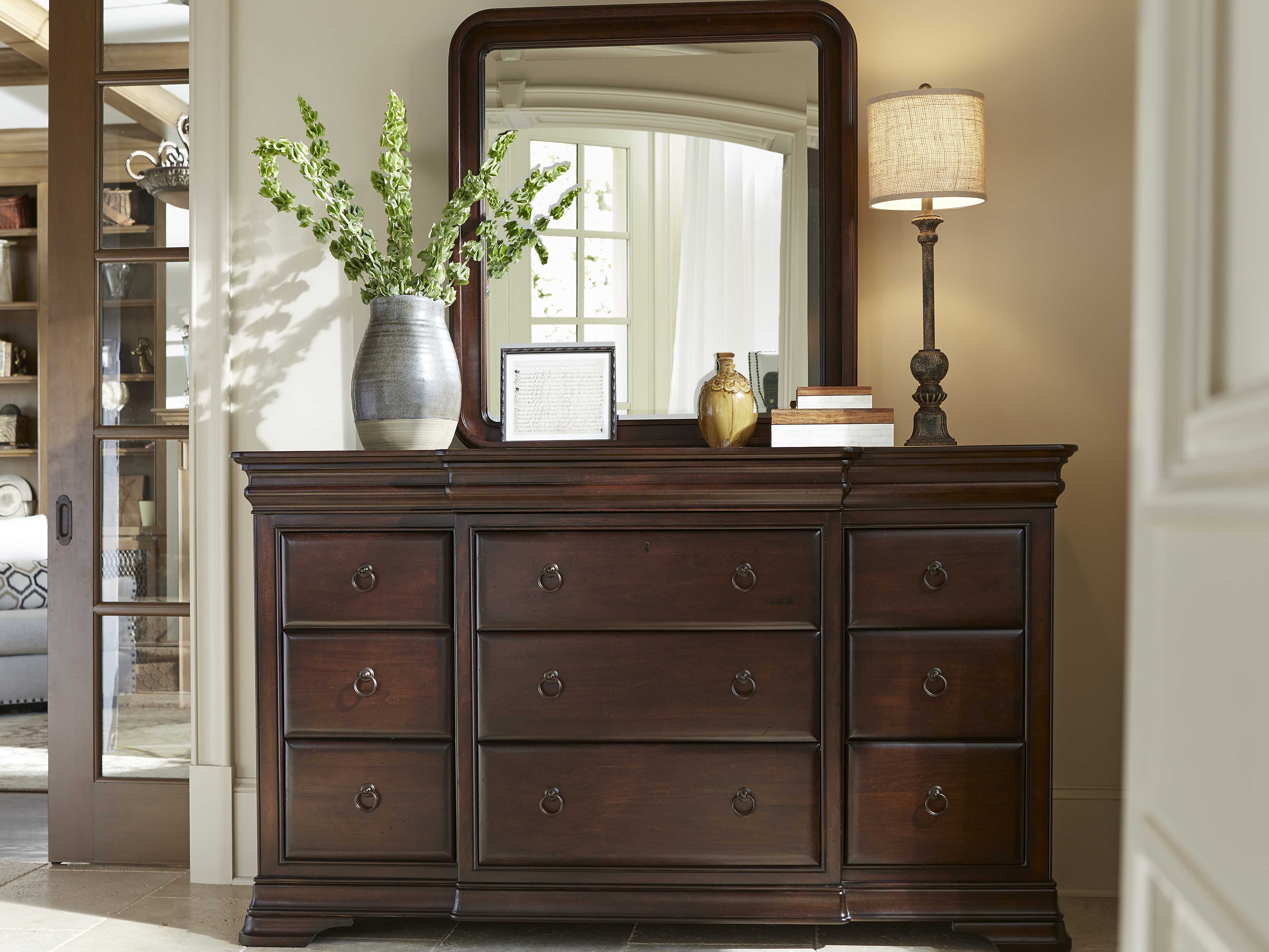 Universal Furniture Reprise Rustic Cherry Dresser Mirror UF58104M