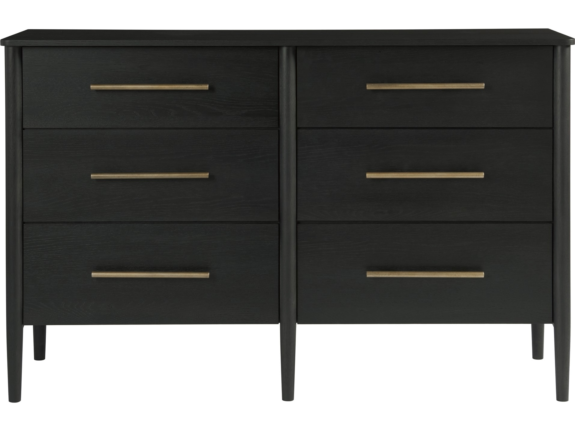 Universal Furniture Langley Licorice / Light Bronze 6 Drawers Double