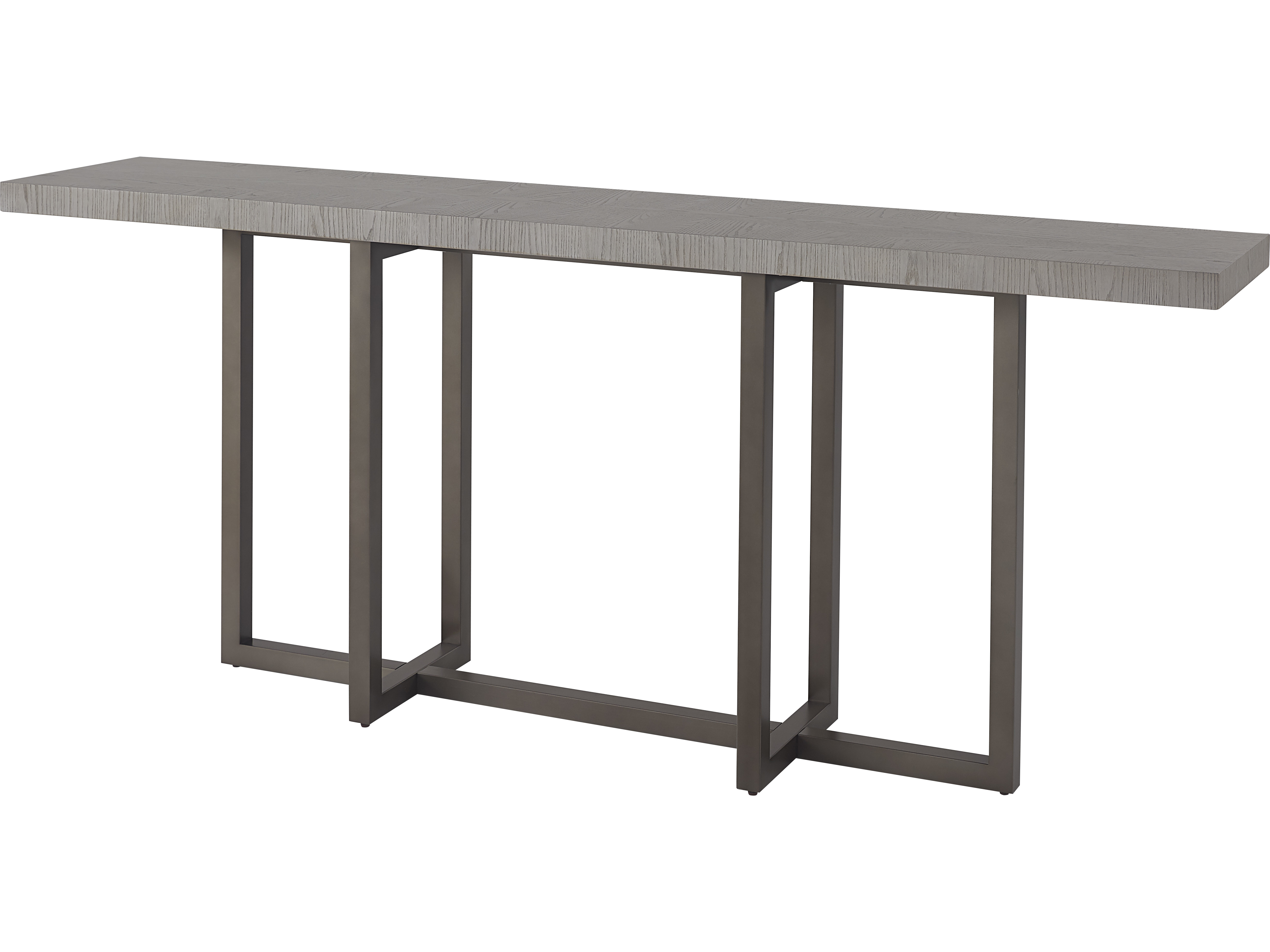 Universal Furniture Modern Siltstone Gray 78'' Wide Rectangular Console