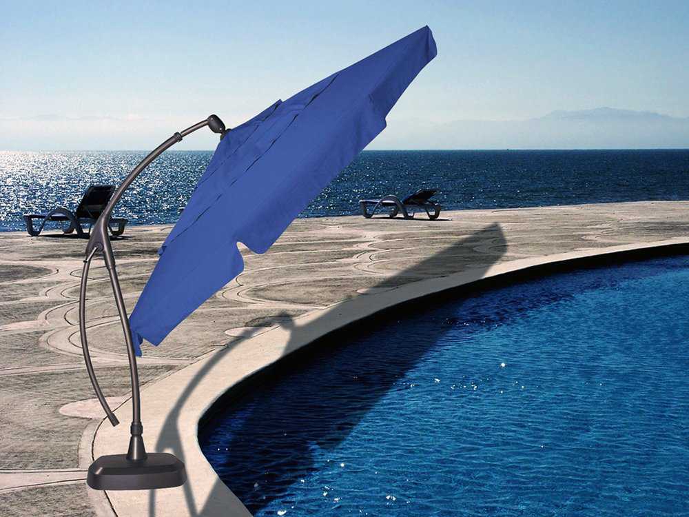 Treasure Garden Cantilever 11' Crank Lift and Tilt Umbrella AG28