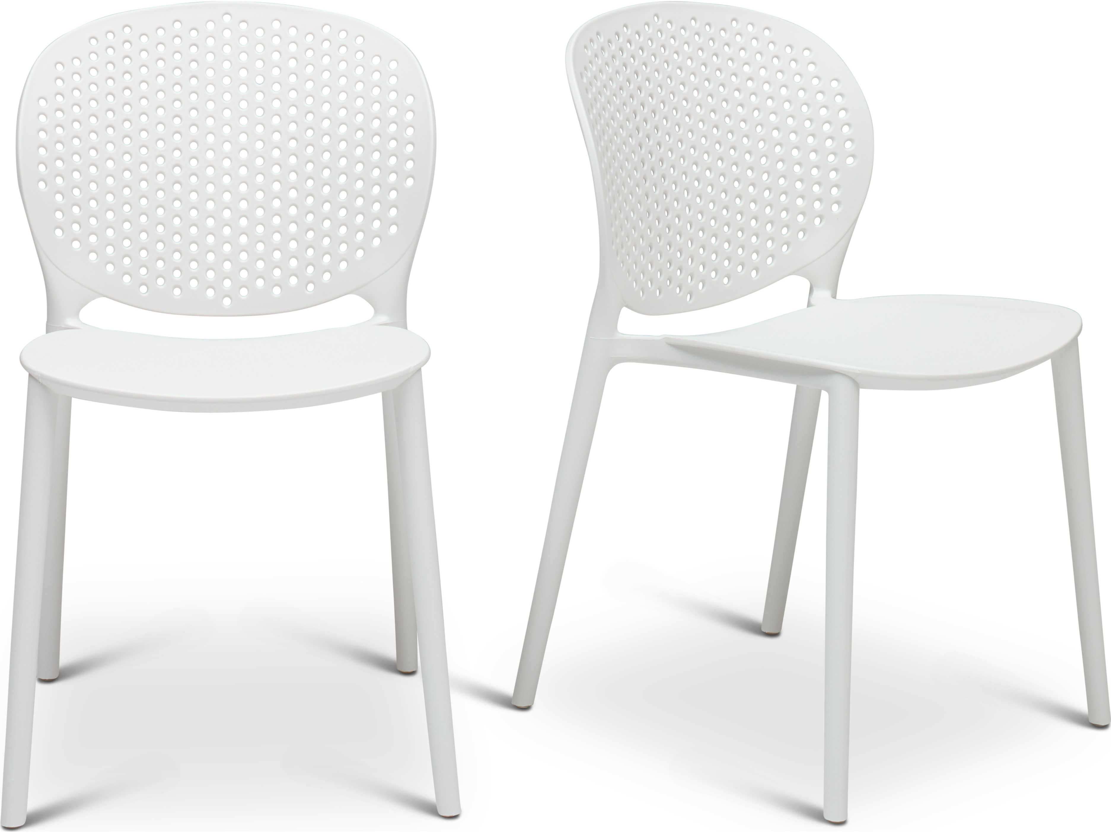 Urbia Outdoor Bailey White Recycled Plastic Dining Chair UROCDHBLYSCWHT