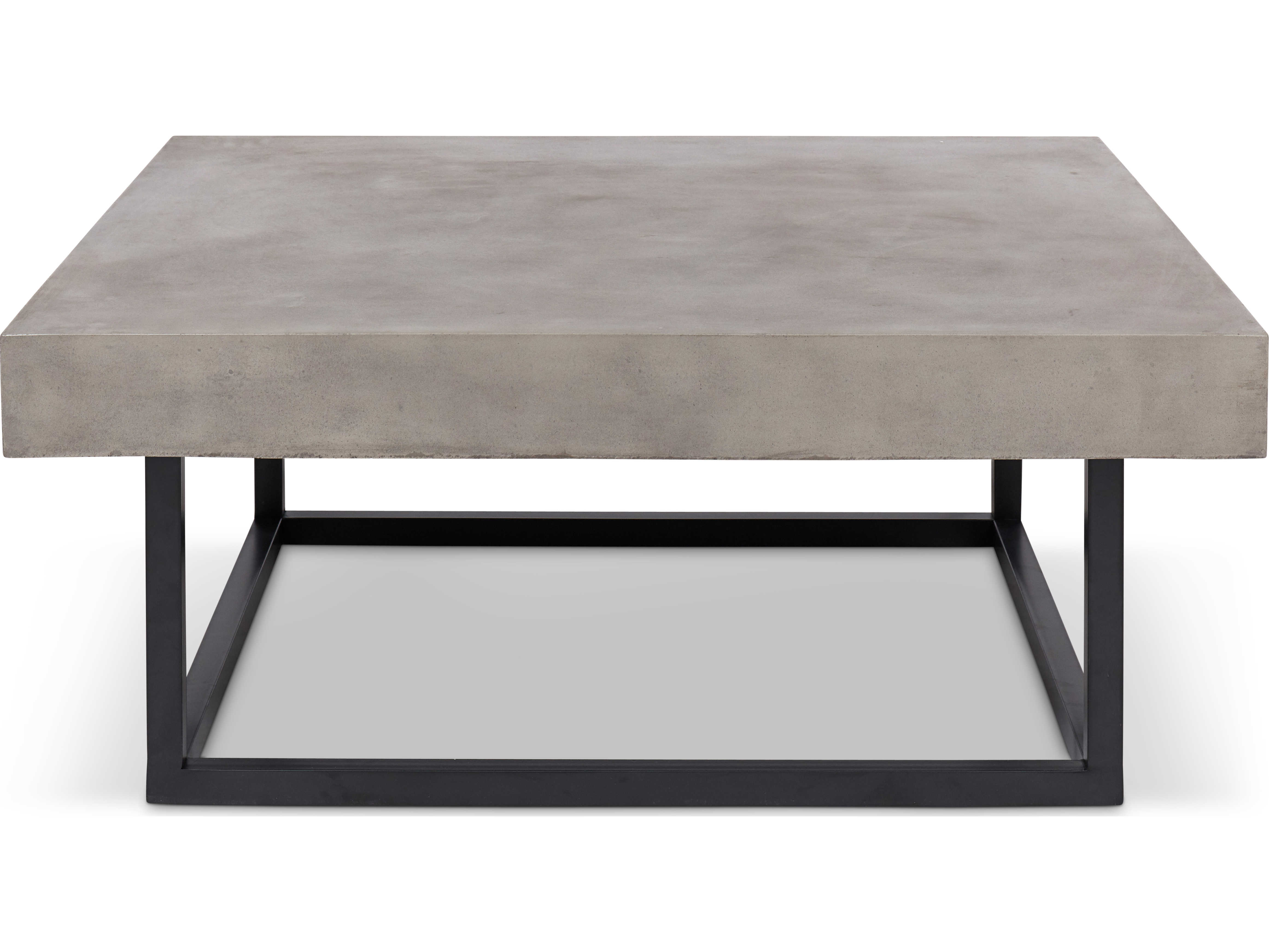 Urbia Outdoor Miami Dark Grey / Black 41'' Steel Square Coffee Table