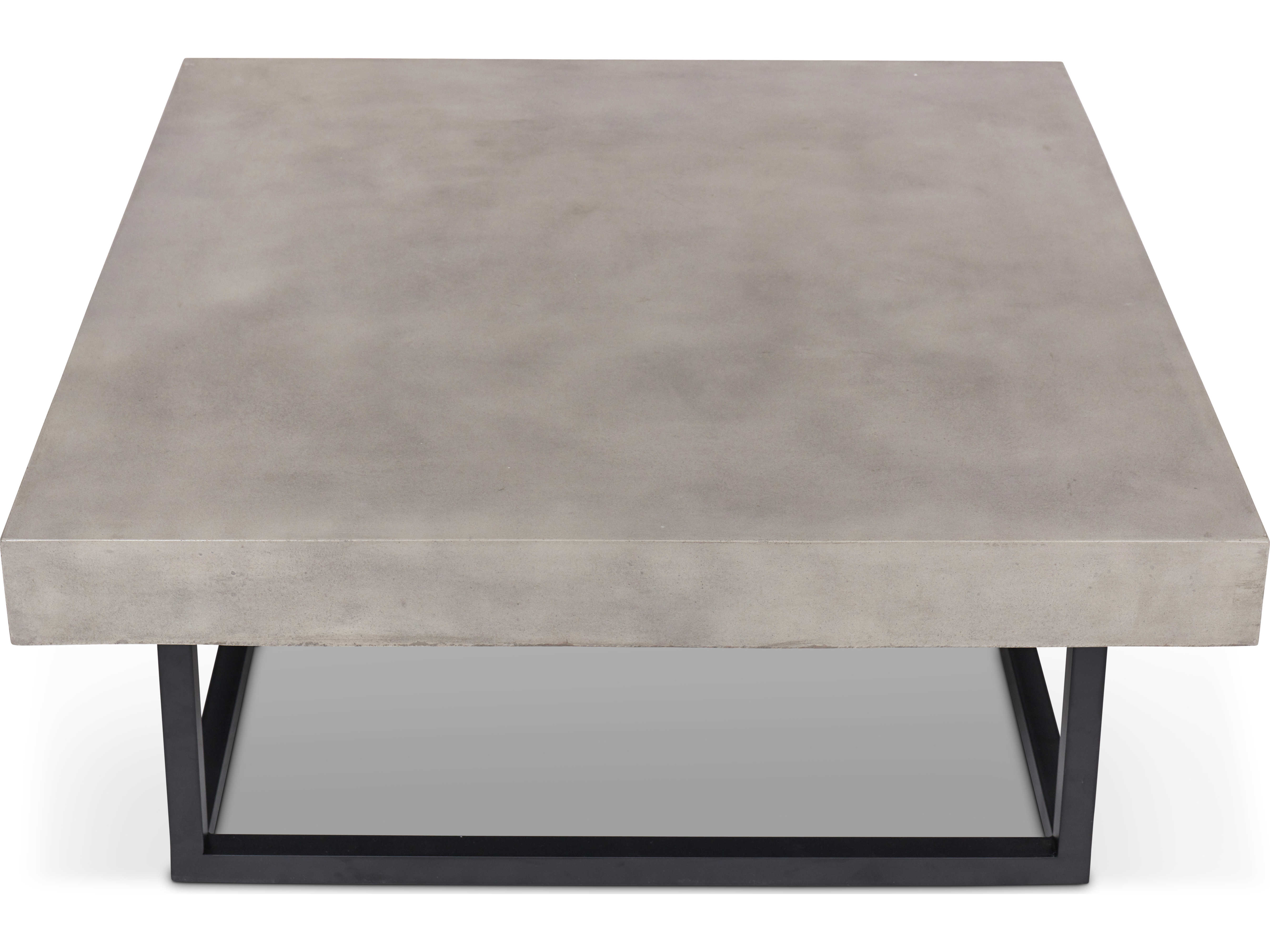 Urbia Outdoor Miami Dark Grey / Black 41'' Steel Square Coffee Table