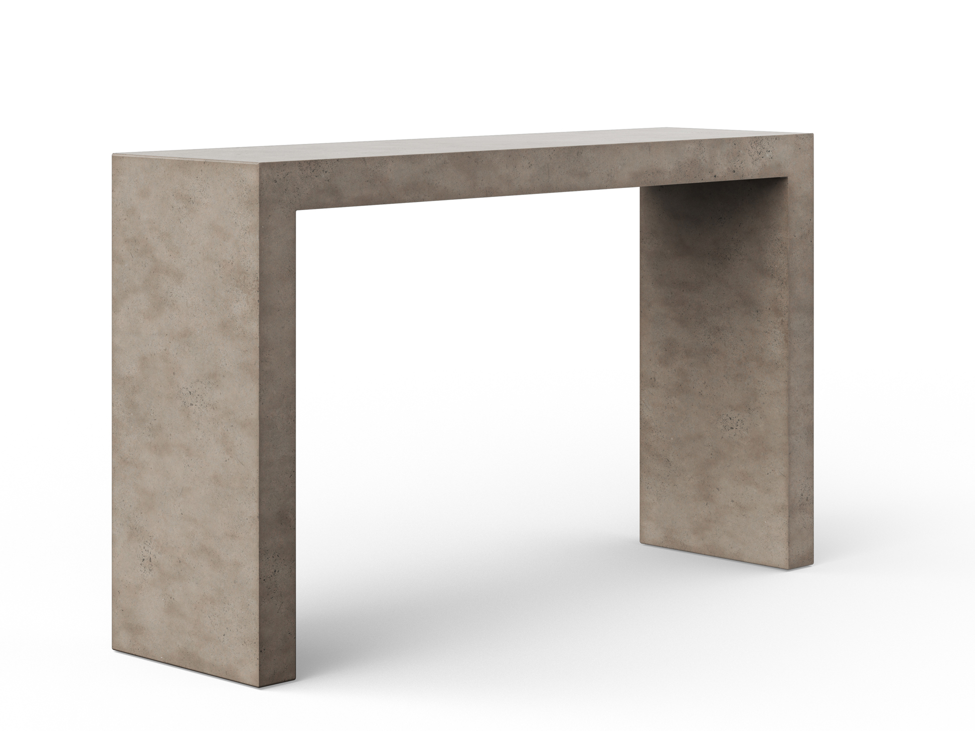 Urbia Outdoor You Dark Grey 55'' Concrete Rectangular Console Table
