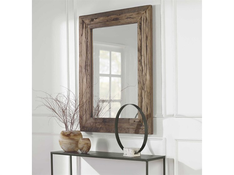 Uttermost Rennick Rustic 36''W x 48''H Rectangular Wall Mirror UT09816