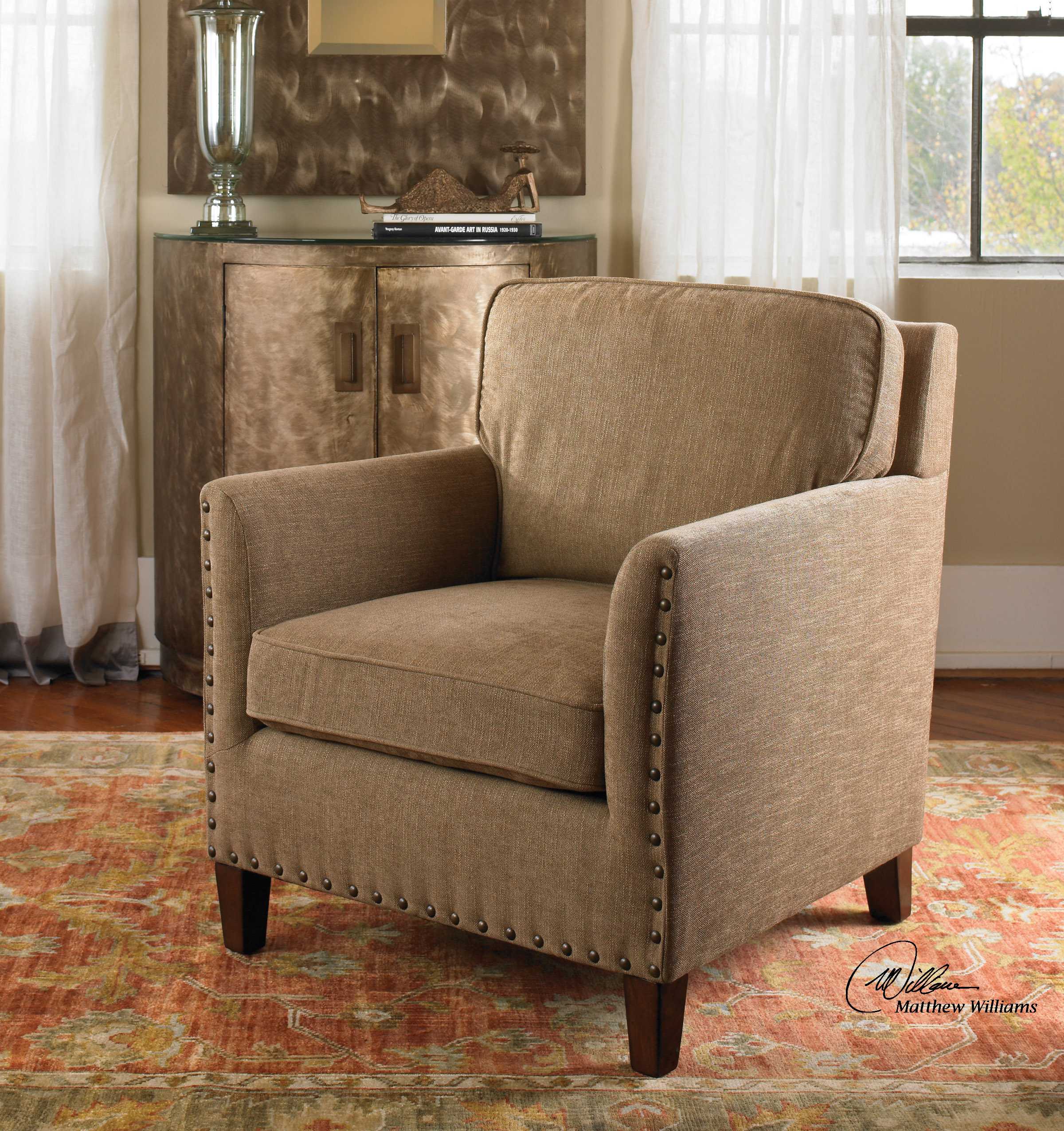 Uttermost Keturah Chenille Club Chair UT23066