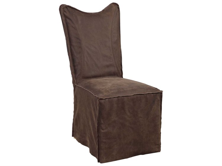 Uttermost Delroy Chocolate Side Dining Chair (Set of 2) UT234692