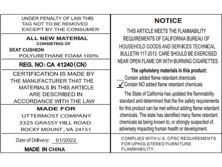 Uttermost Brie Upholstered Dining Chair UT235582