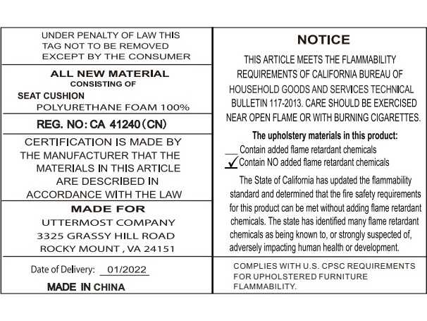 Uttermost Brie Upholstered Dining Chair UT235582