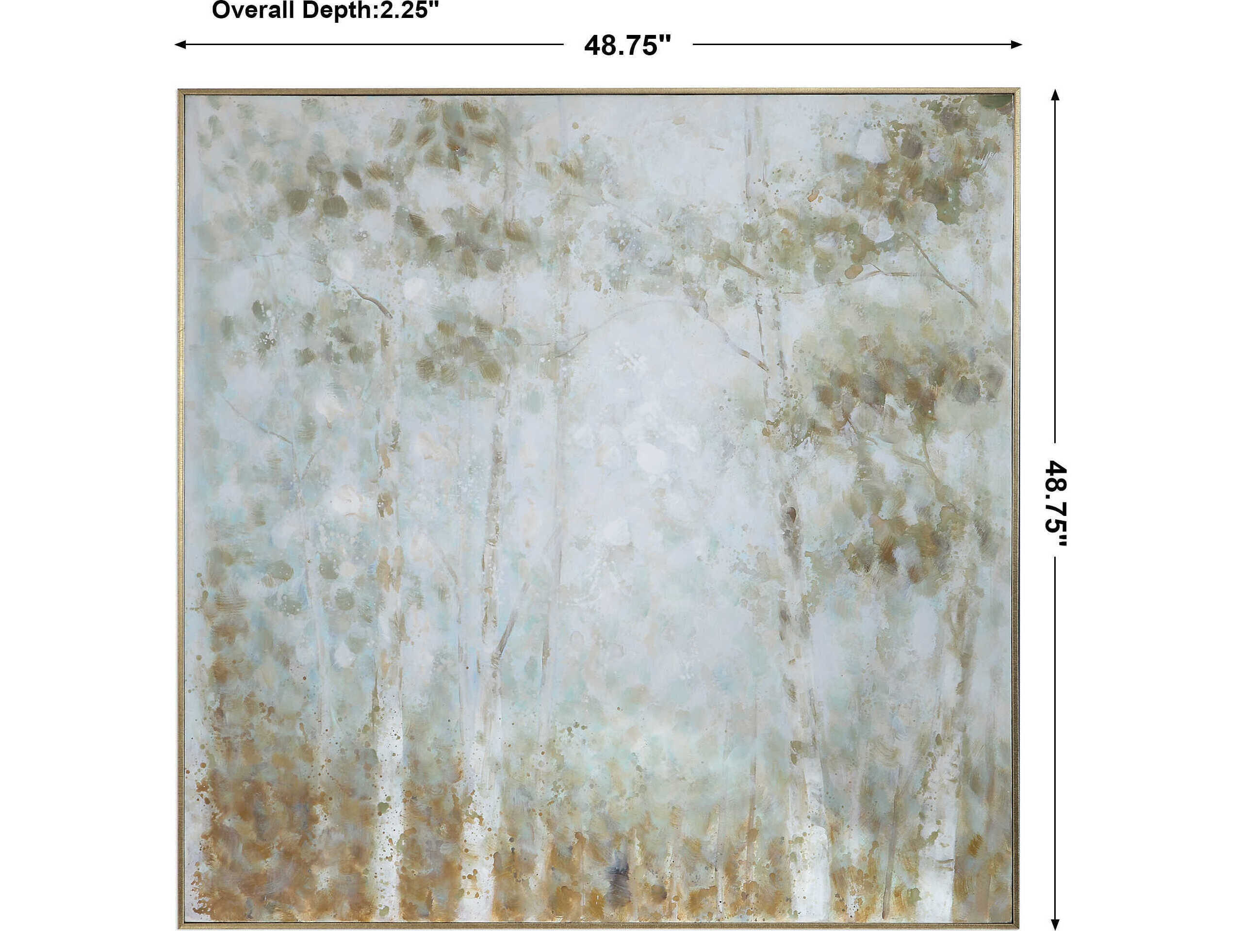 Uttermost Cotton Woods Canvas Wall Art UT31417