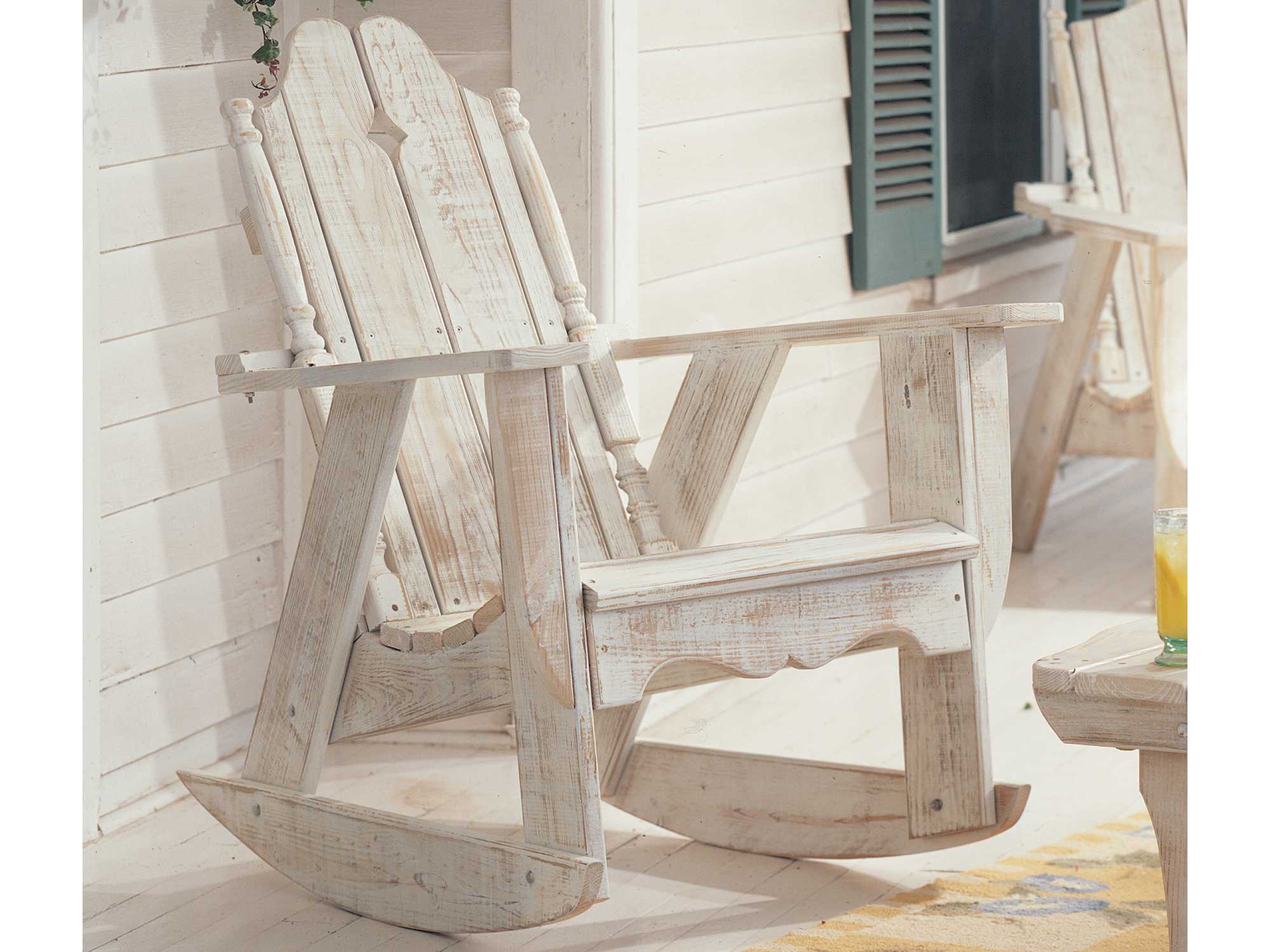 Uwharrie Chair Nantucket Wood Rocker Outdoor Adirondack Chair UWN112