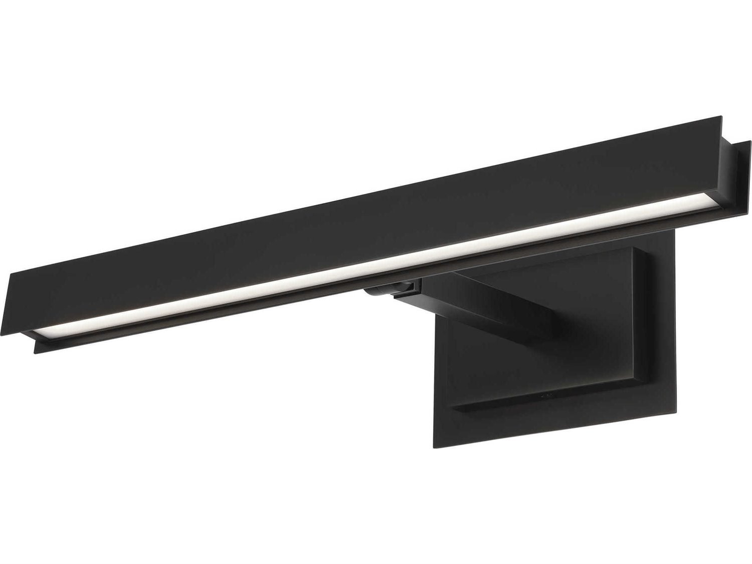 Visual Comfort Modern Bau 18" Wide 1Light Nightshade Black Picture