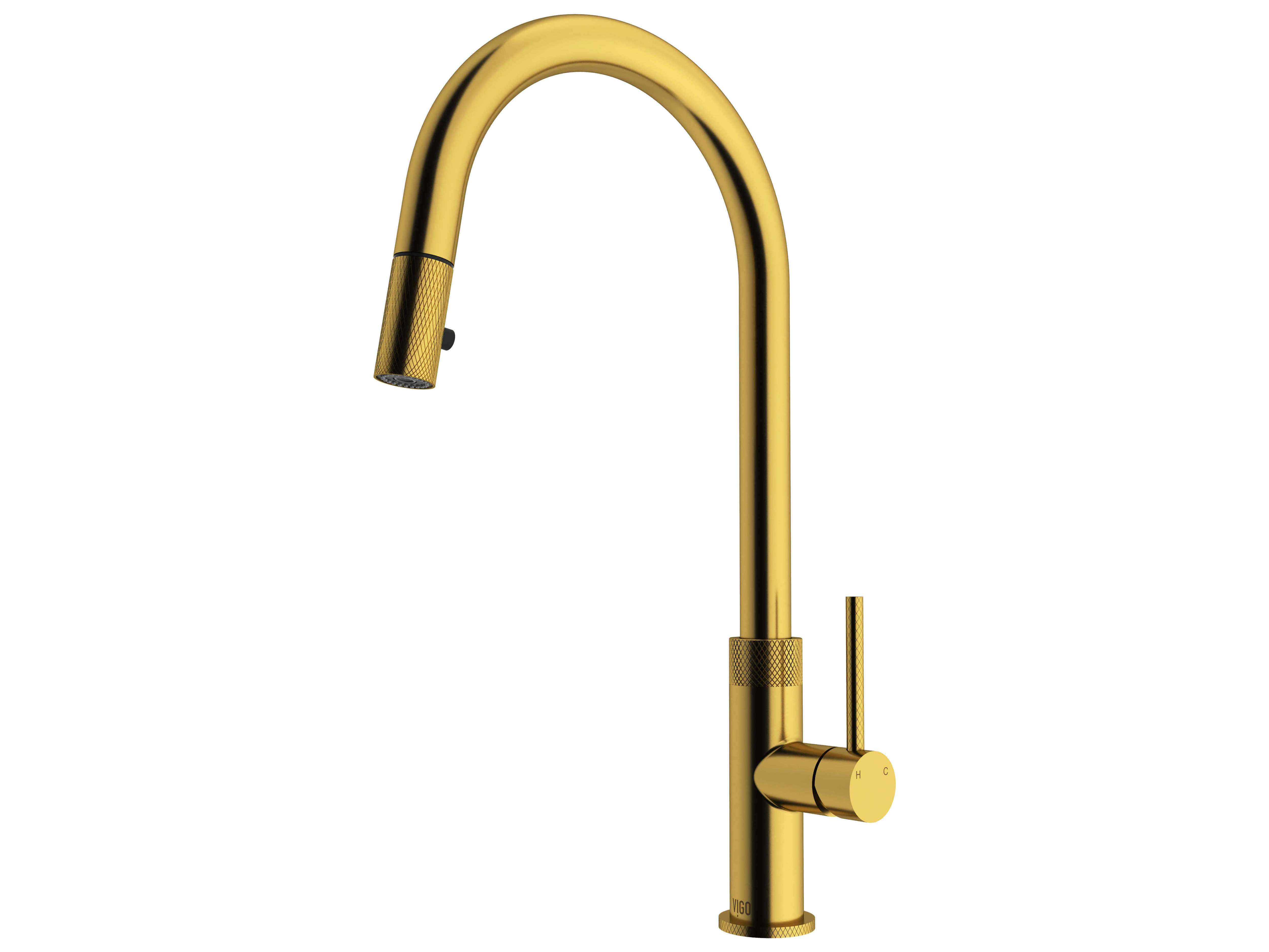 Vigo Bristol Matte Brushed Gold PullDown Kitchen Faucet VIVG02033MG