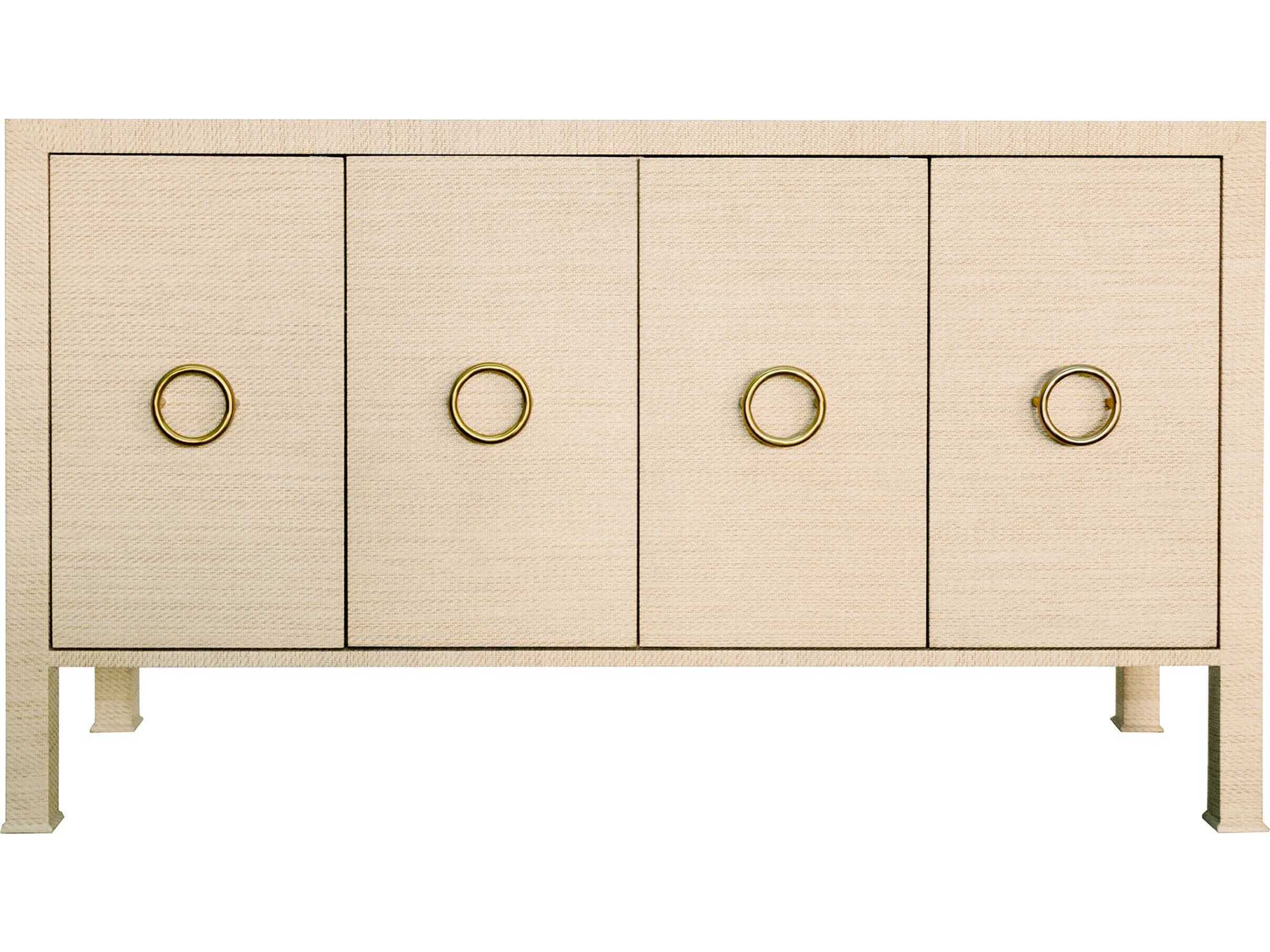 Worlds Away Natural Grasscloth Buffet WARUENAT