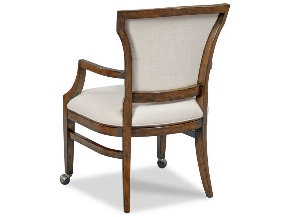 Woodbridge Furniture Bordeaux Arm Rolling Dining Chair WBF729610