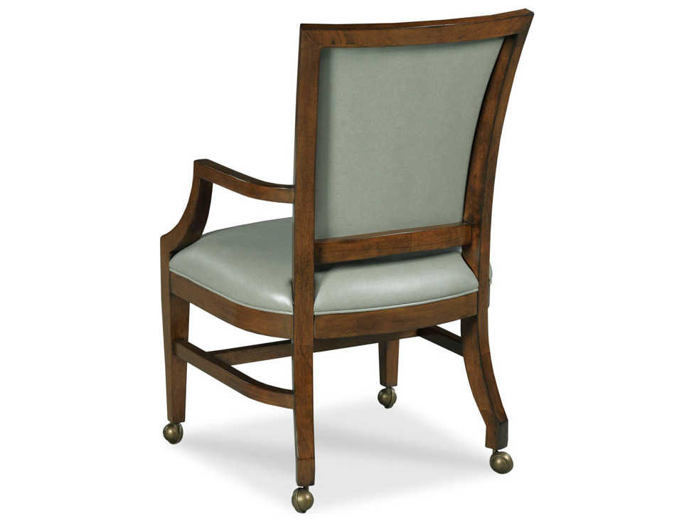 Woodbridge Furniture Mink Arm Rolling Dining Chair WBF731613