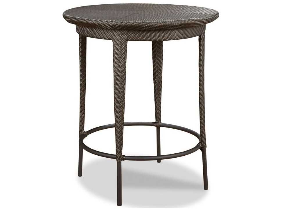 Woodbridge Outdoor Saint Lucia Espresso Wicker Round Bar Table WFO507370O