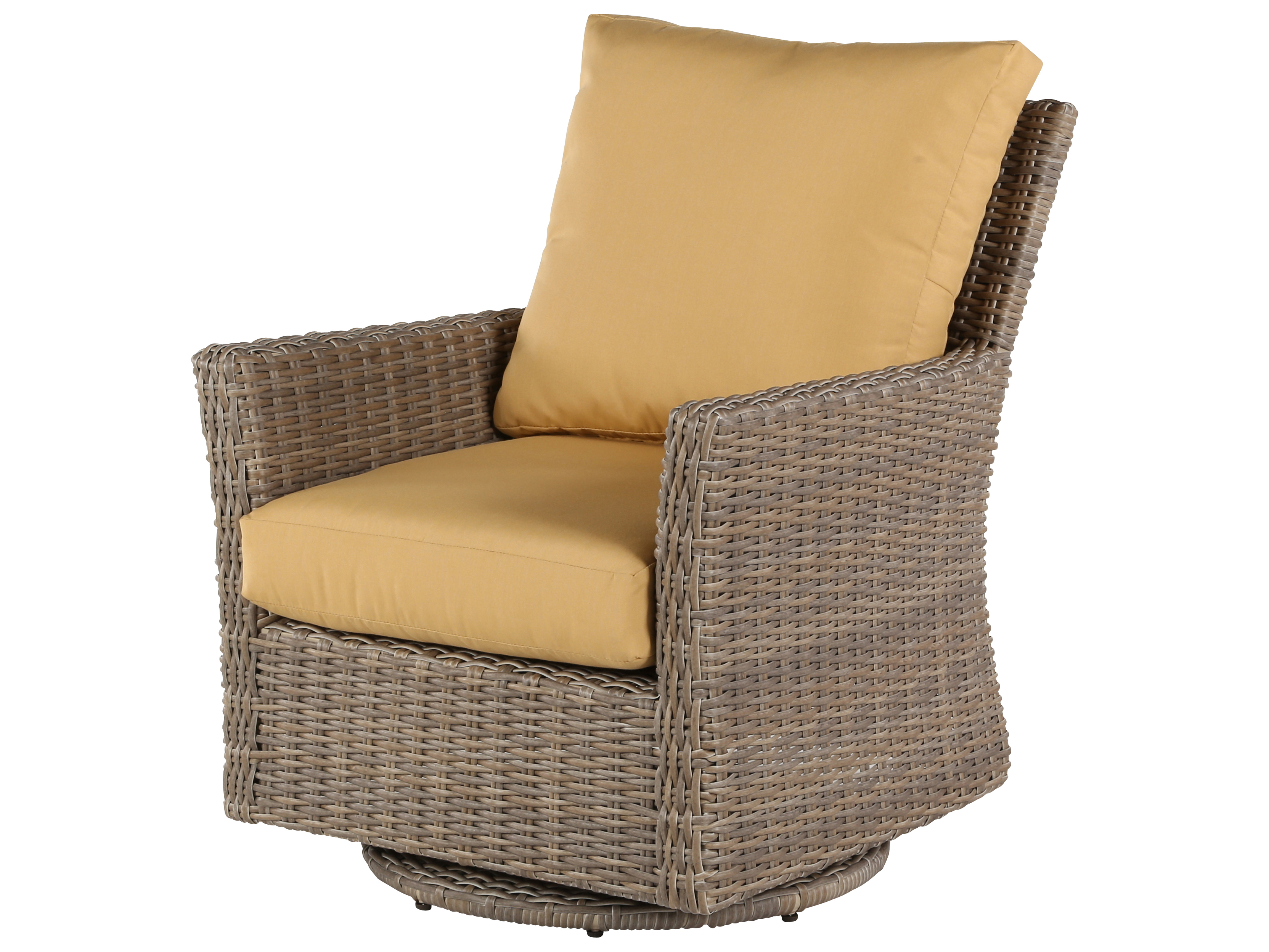Windward Design Group Oxford Deep Seating Aluminum Wicker Lounge Chair