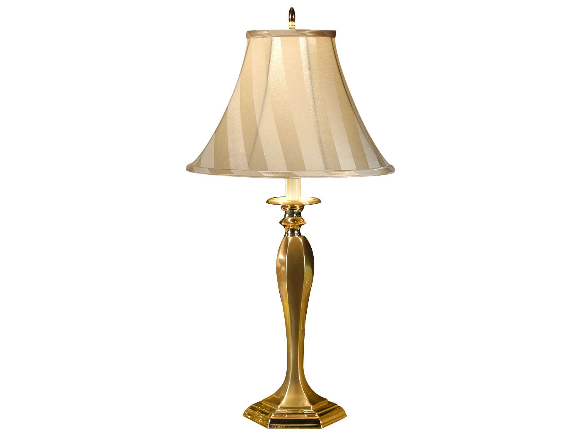 Wildwood Lamps Solid Brass Stick Table Lamp WL46809