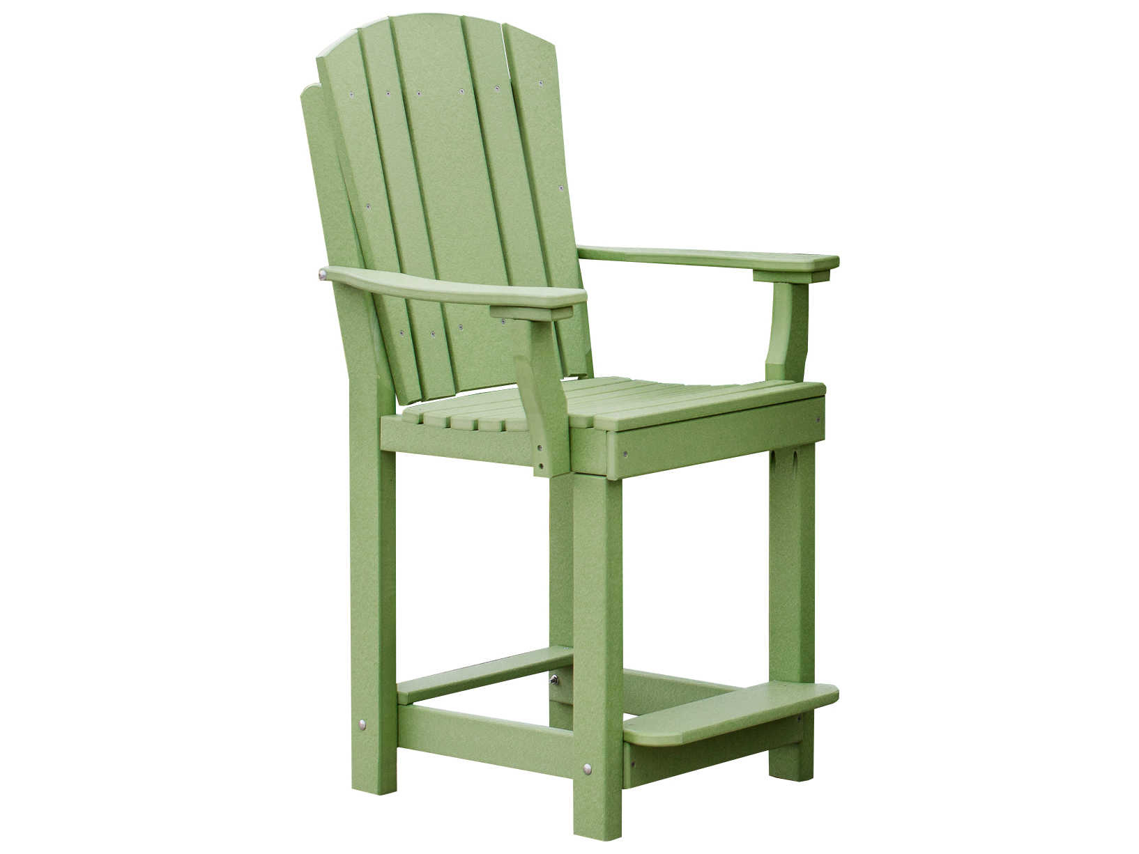 Wildridge Heritage Recycled Plastic Outdoor Patio Counter Chair WLRLCC171