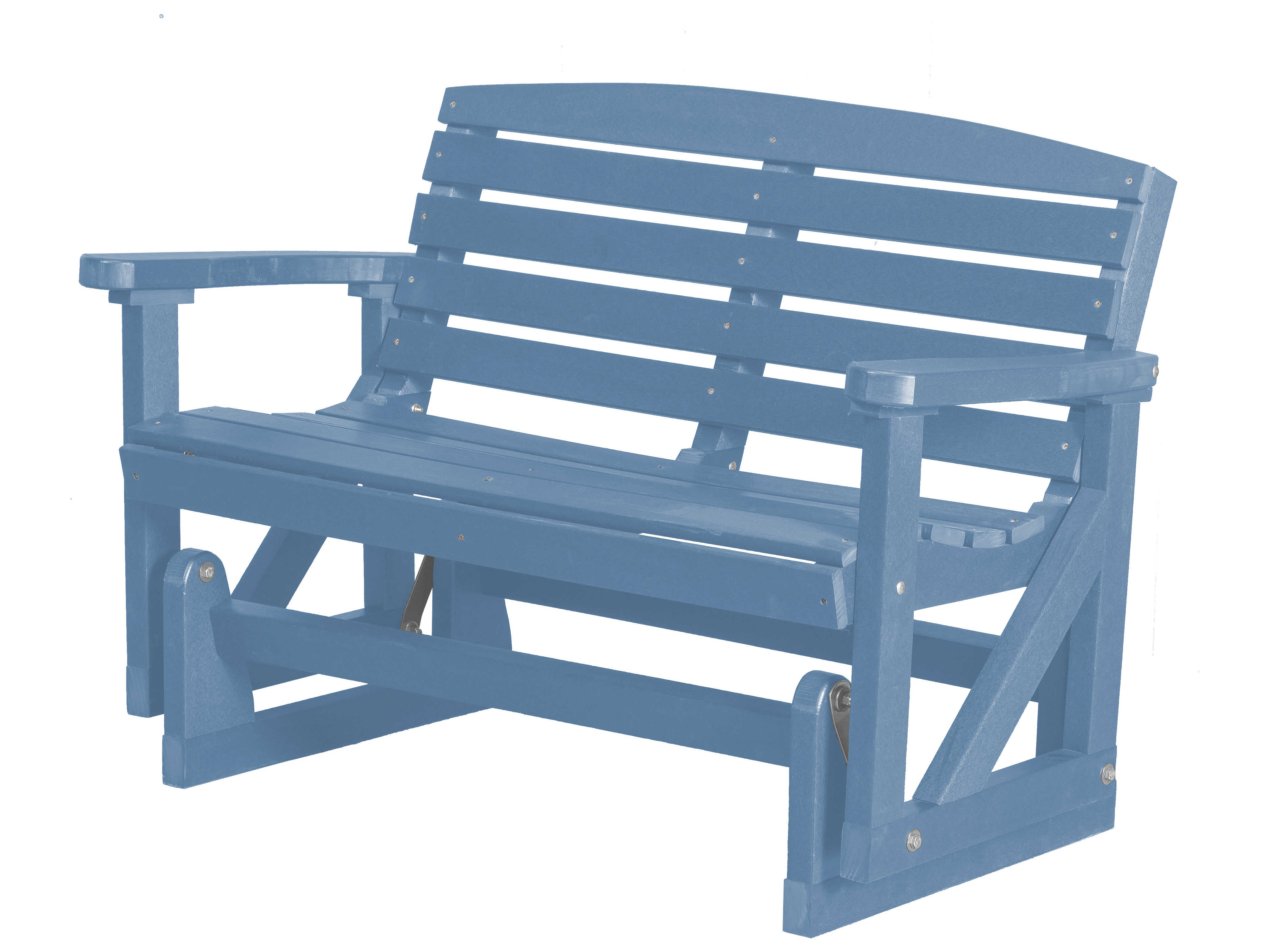 Wildridge Classic Recycled Plastic Glider Outdoor Loveseat WLRLCC209