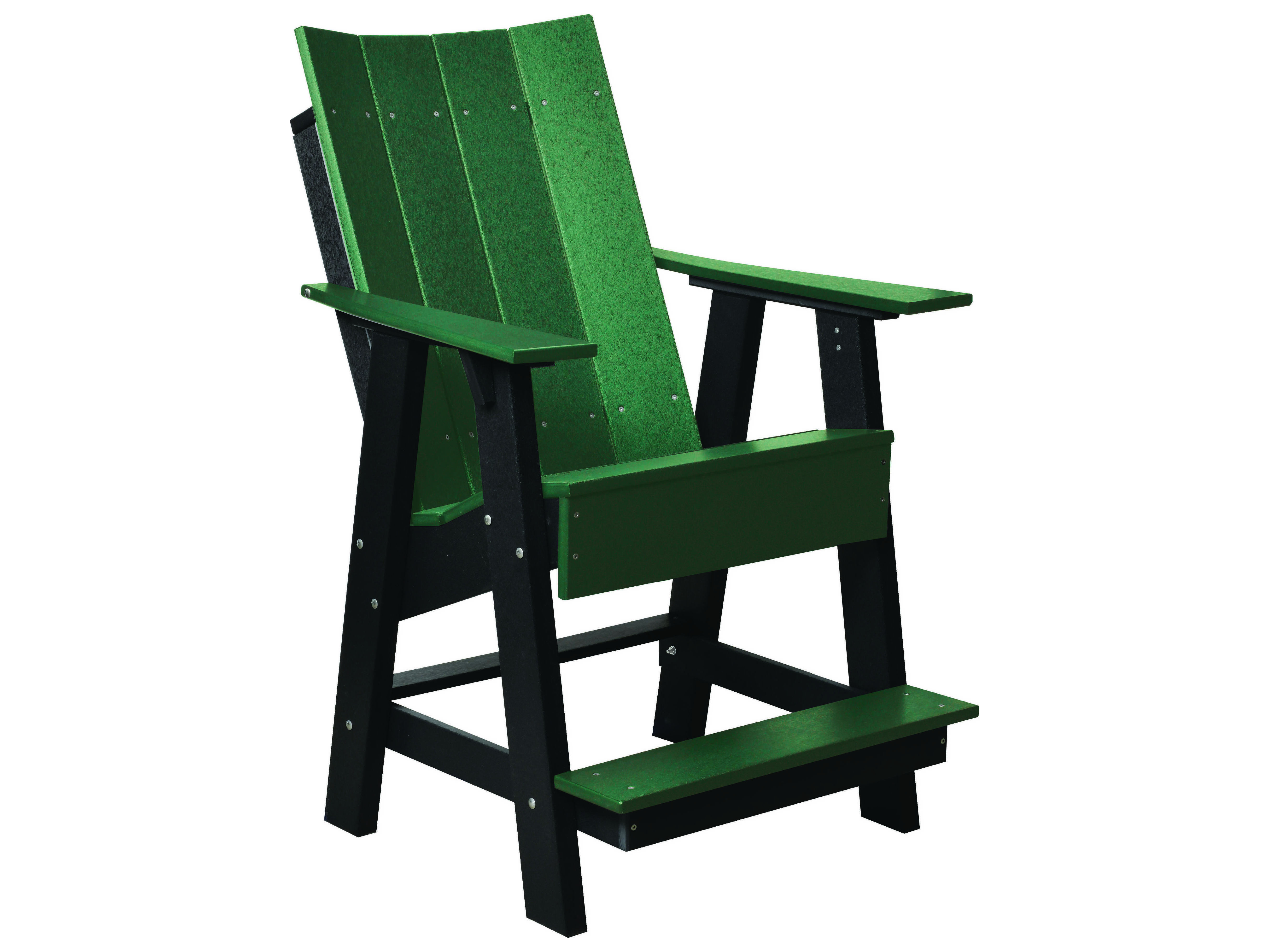 Wildridge Contemporary Recycled Plastic High Outdoor Adirondack Chair