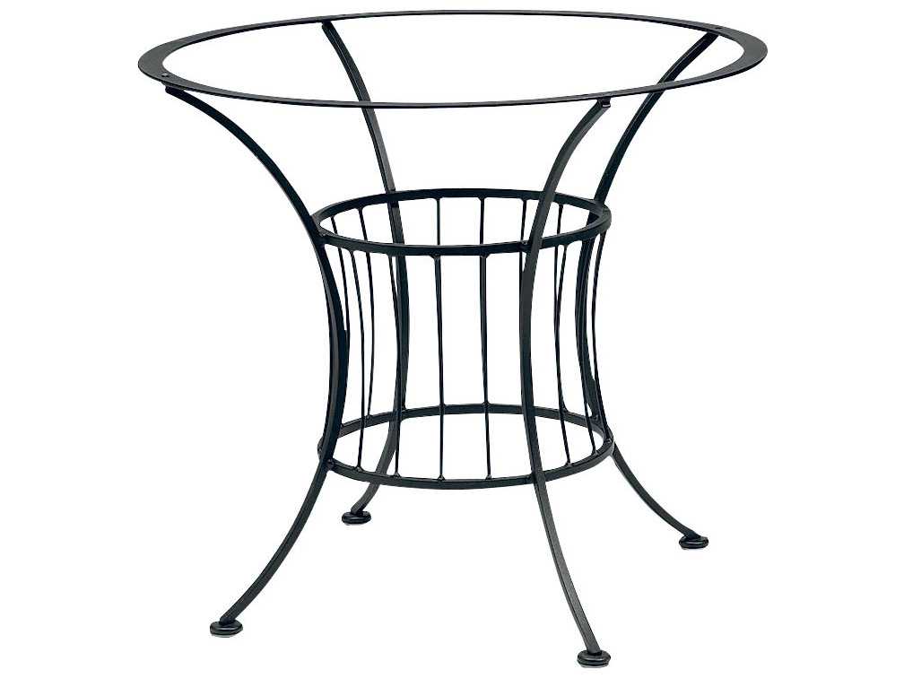 Woodard Easton Wrought Iron Dining Table Base Only 1N4800