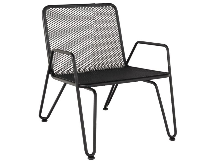 Woodard Turner Wrought Iron Outdoor Patio Lounge Chair WR1U0006