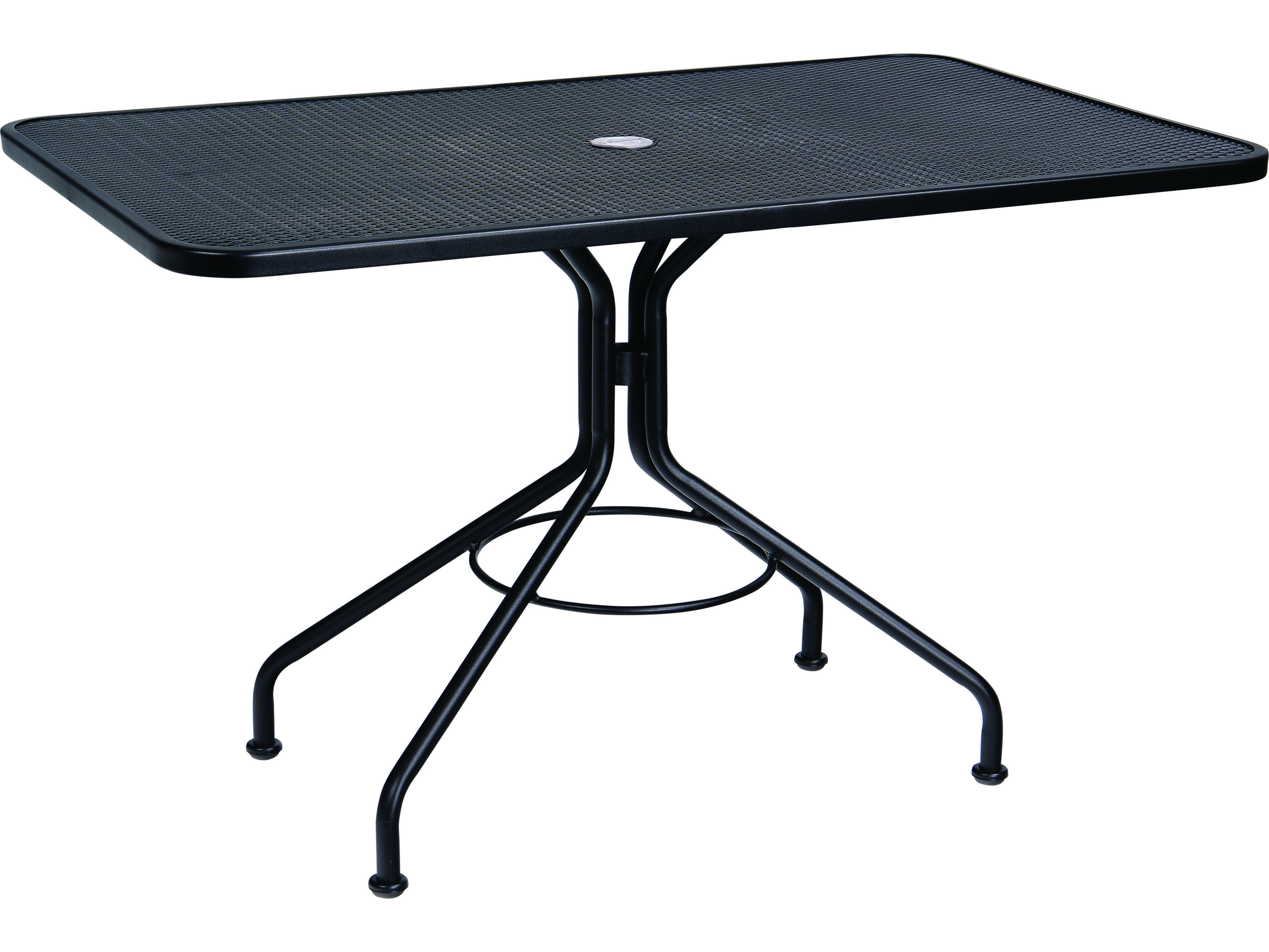 Woodard Wrought Iron 48 x 30 Rectangular Table with ... (5332 x 4000 Pixel)
