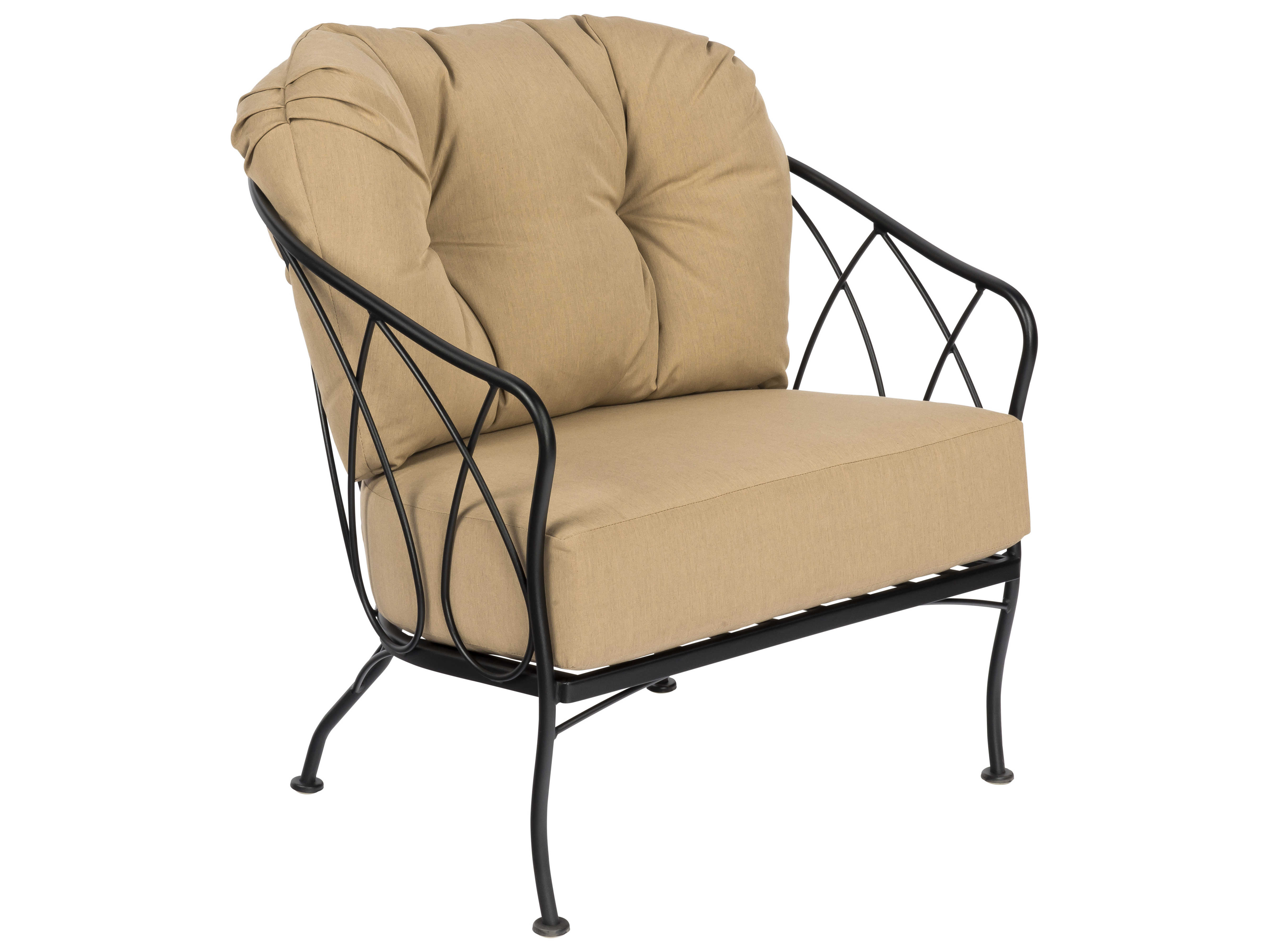 Woodard Delaney Wrought Iron Lounge Chair 2N0099