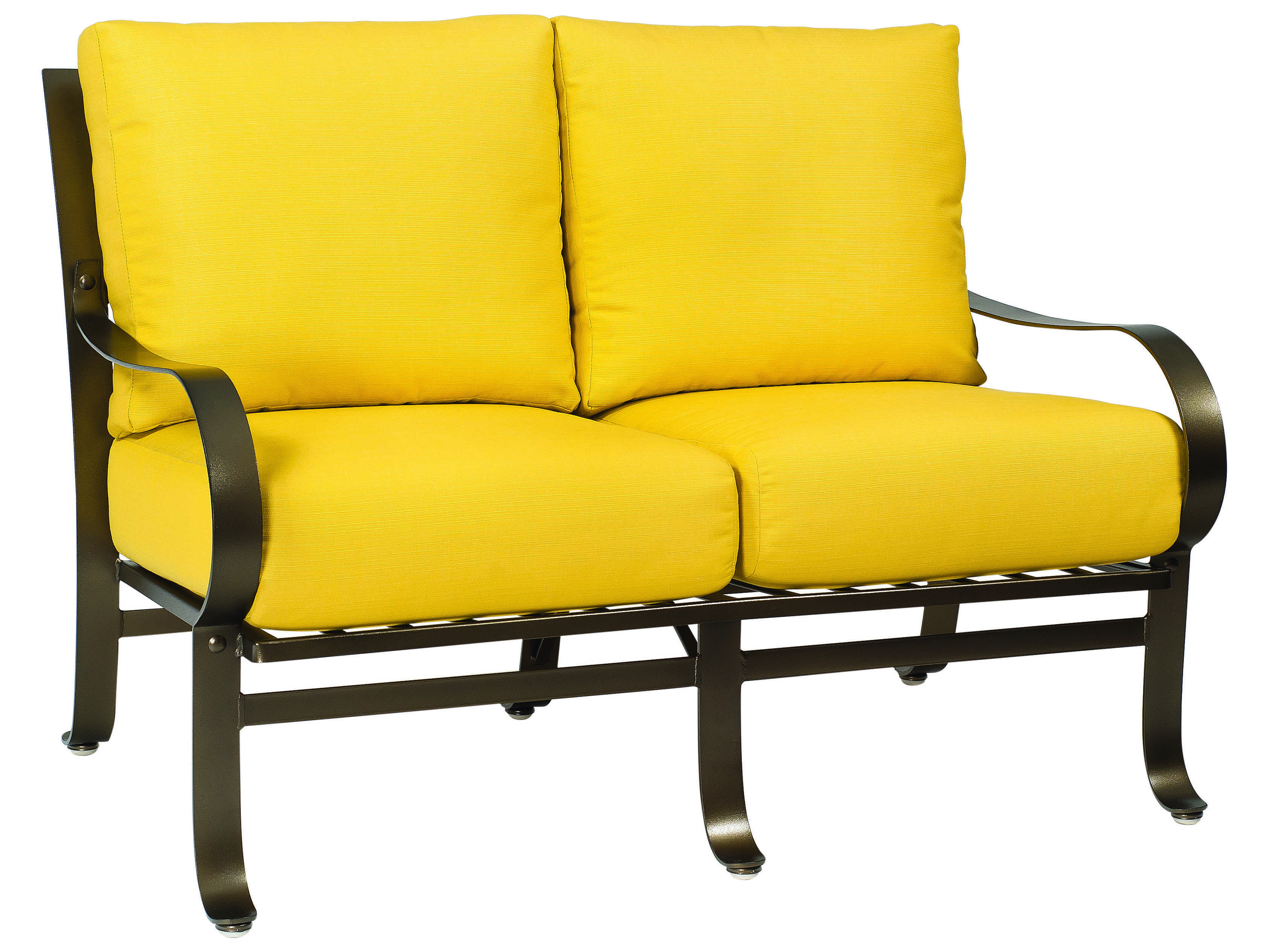 Woodard Cascade Wrought Iron Loveseat WR2W0019