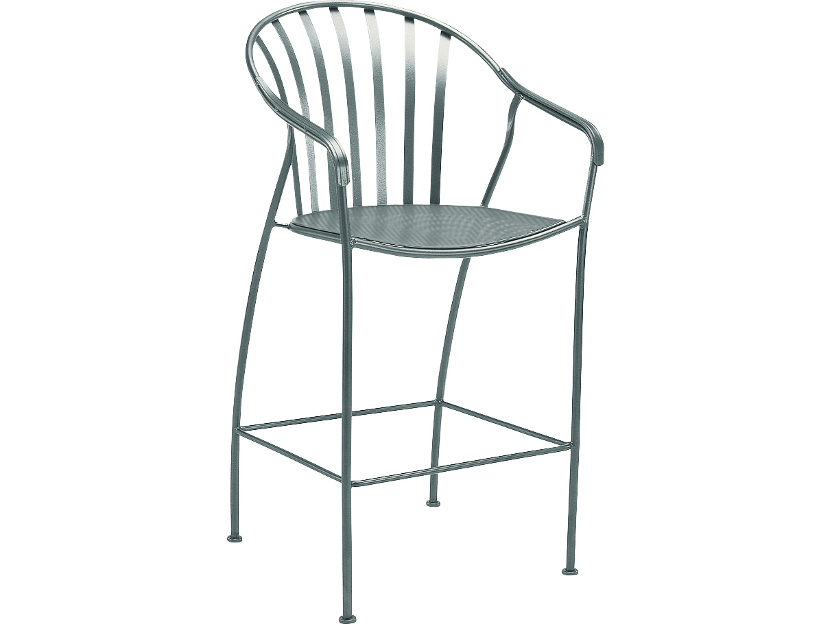 Woodard Valencia Wrought Iron Bar Stool WR310081
