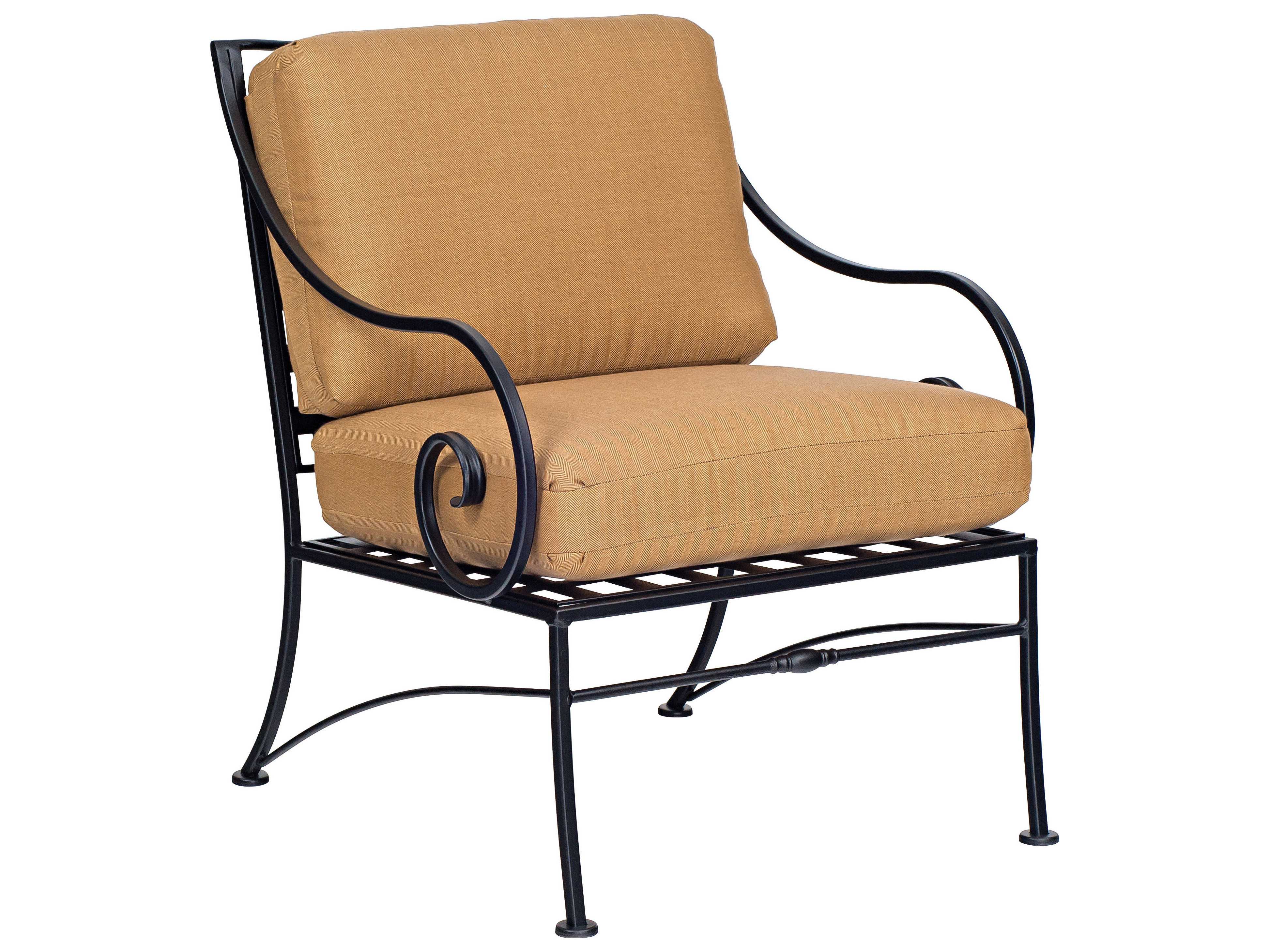 Woodard Sheffield Wrought Iron Lounge Chair WR3C0006