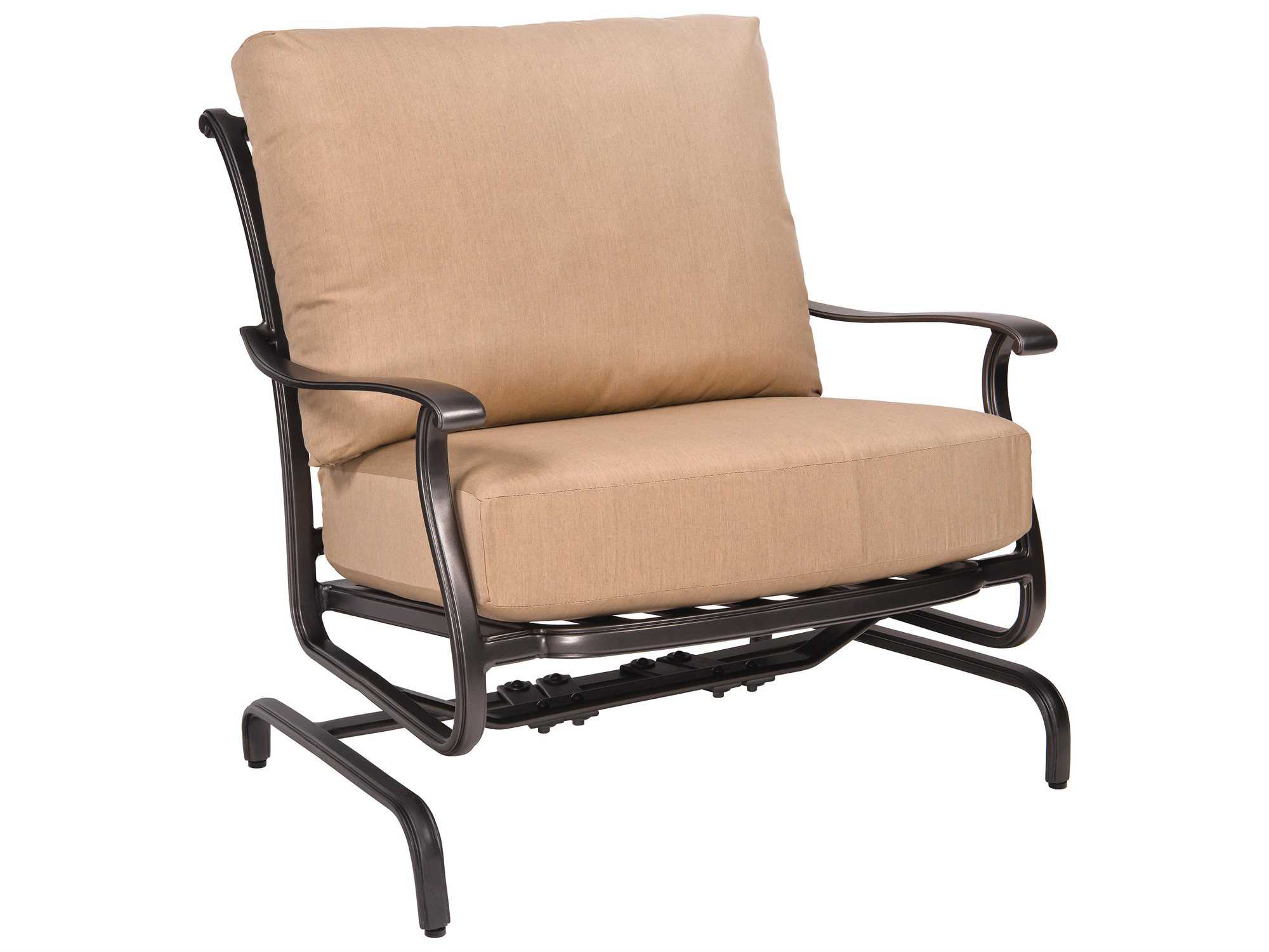 Woodard New Orleans Spring Lounge Chair Replacement Cushions WR3W0465CU