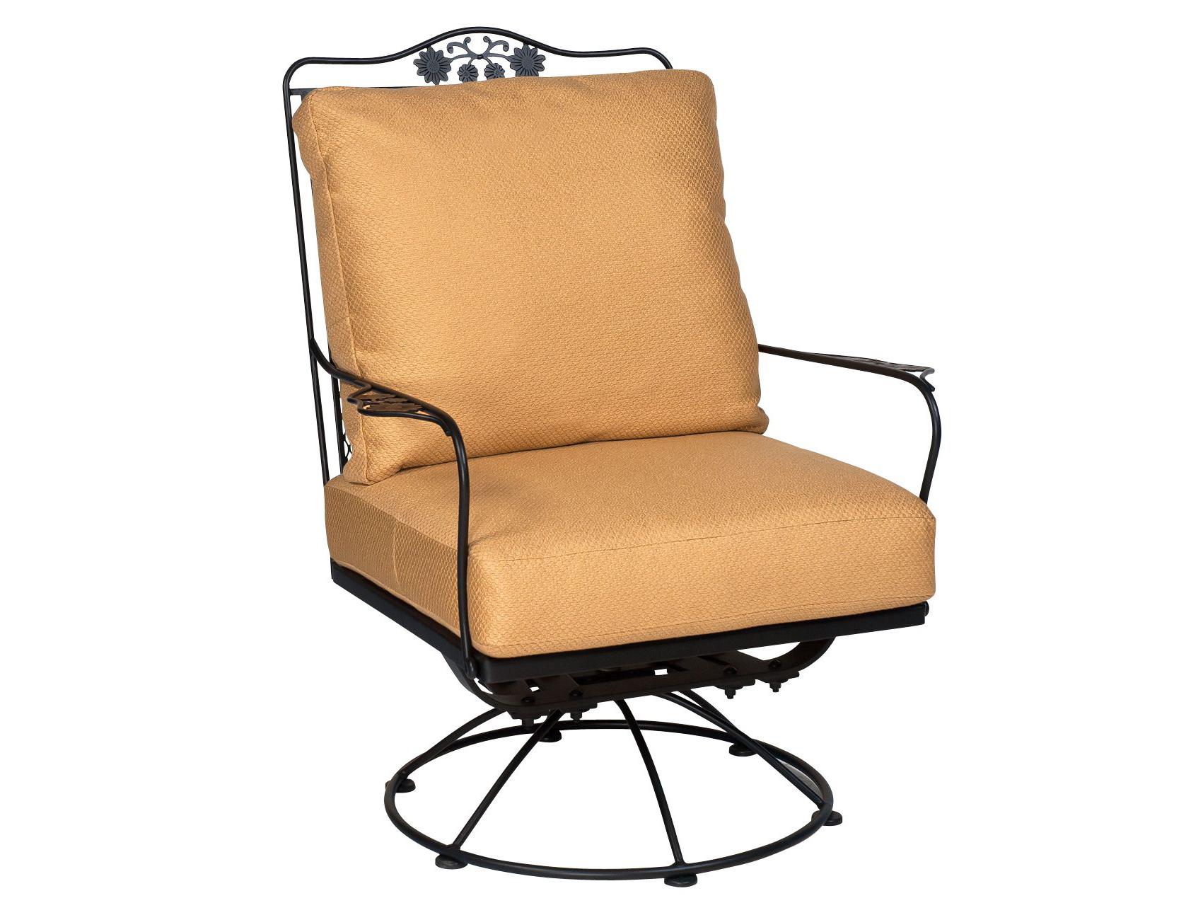Woodard Briarwood Wrought Iron Metal Lounge Chair WR400077ST