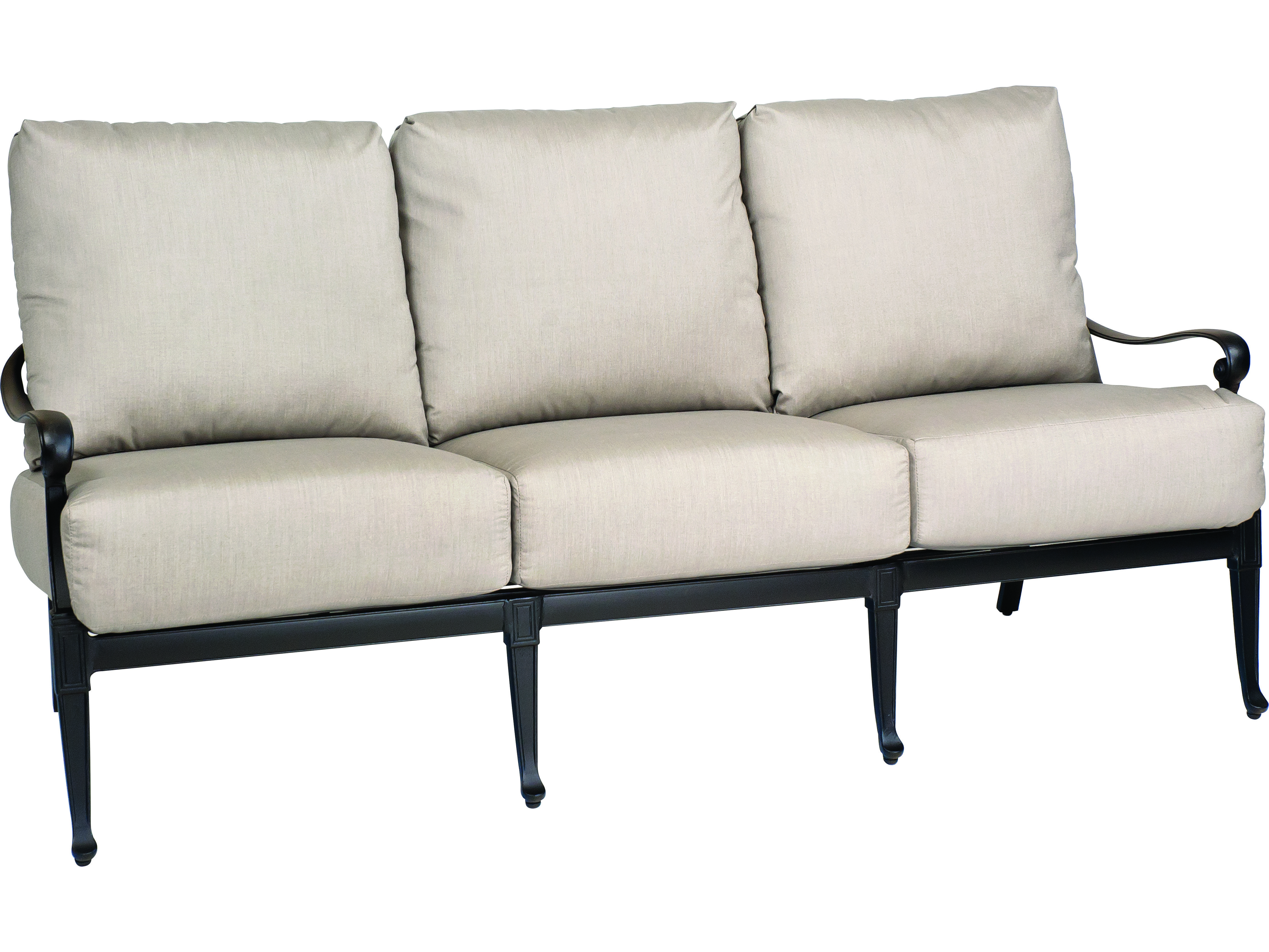 Woodard Wiltshire Cast Aluminum Sofa 4Q0420