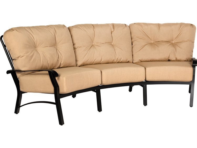 Replacement Cushions For Curved Outdoor Sofa Baci Living Room