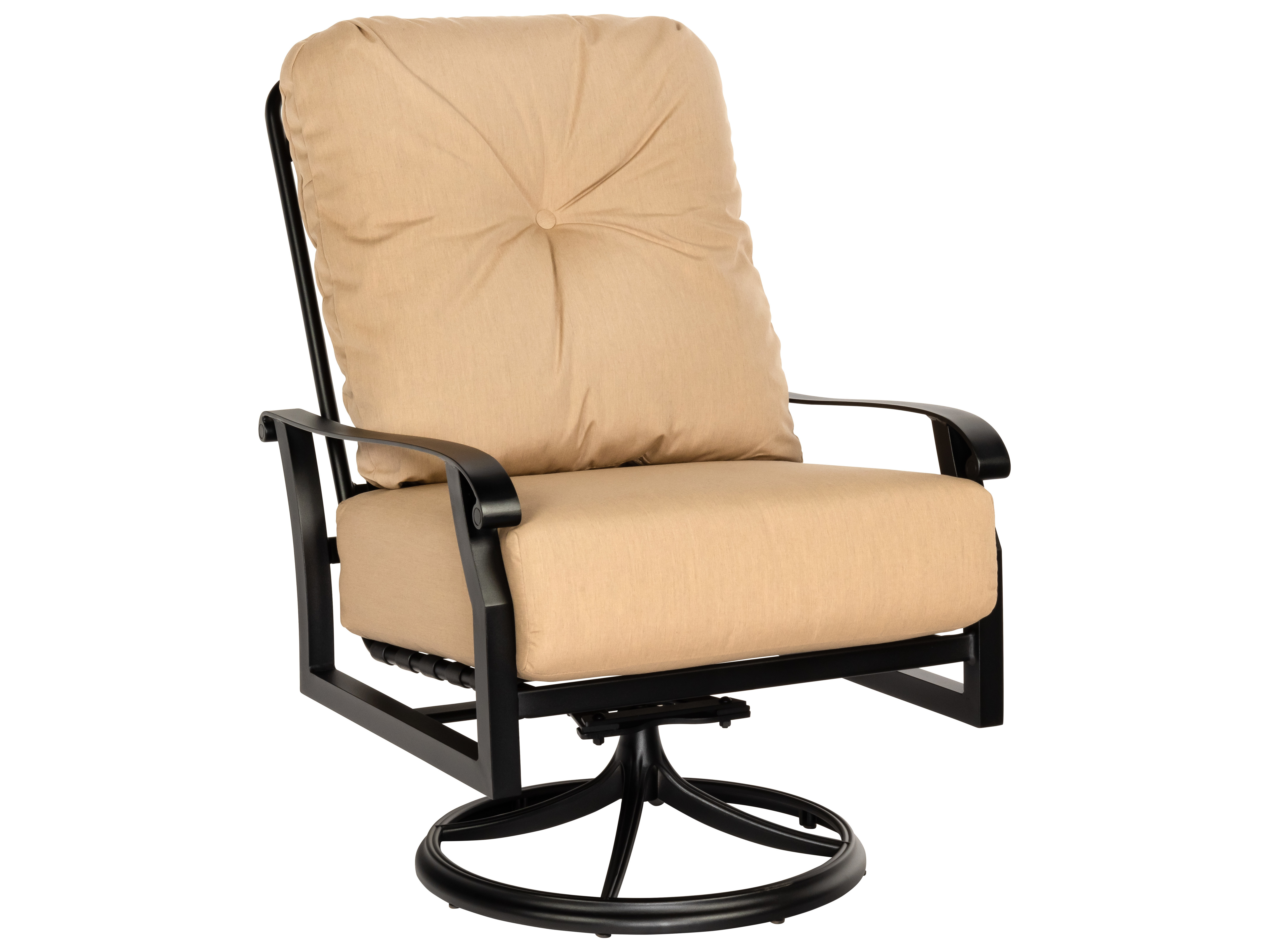 Woodard Cortland Cushion Aluminum Big Man's Swivel Rocker Outdoor