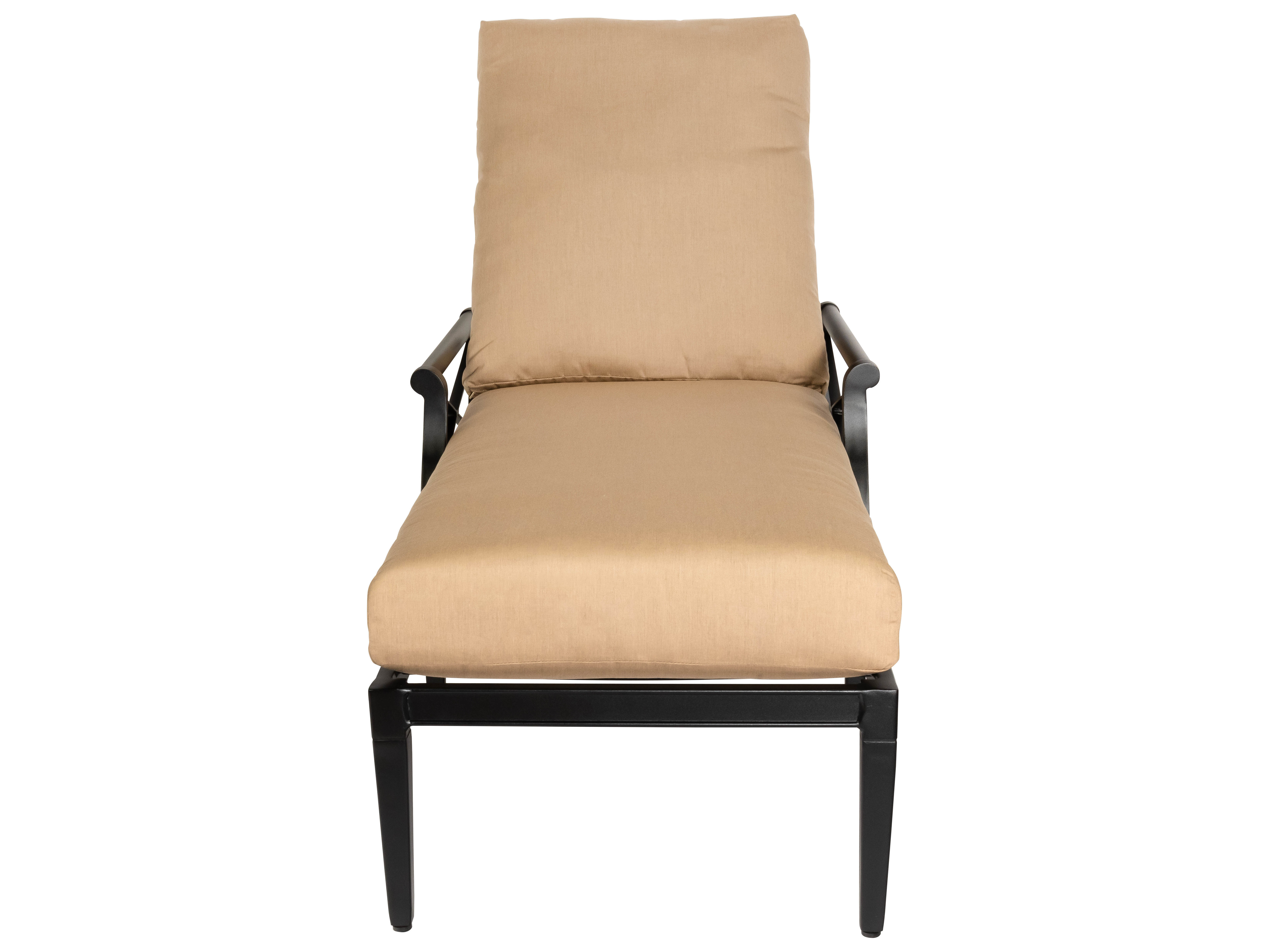 Woodard Andover Cushion Aluminum Adjustable Outdoor Patio Chaise Lounge