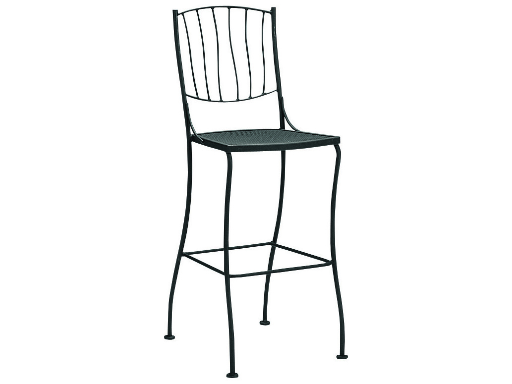 Woodard Aurora Wrought Iron Bar Stool 5L0068