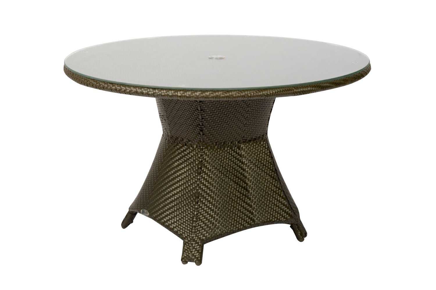 Woodard Trinidad Wicker 48 Round Glass Top Table with ... (1500 x 1000 Pixel)