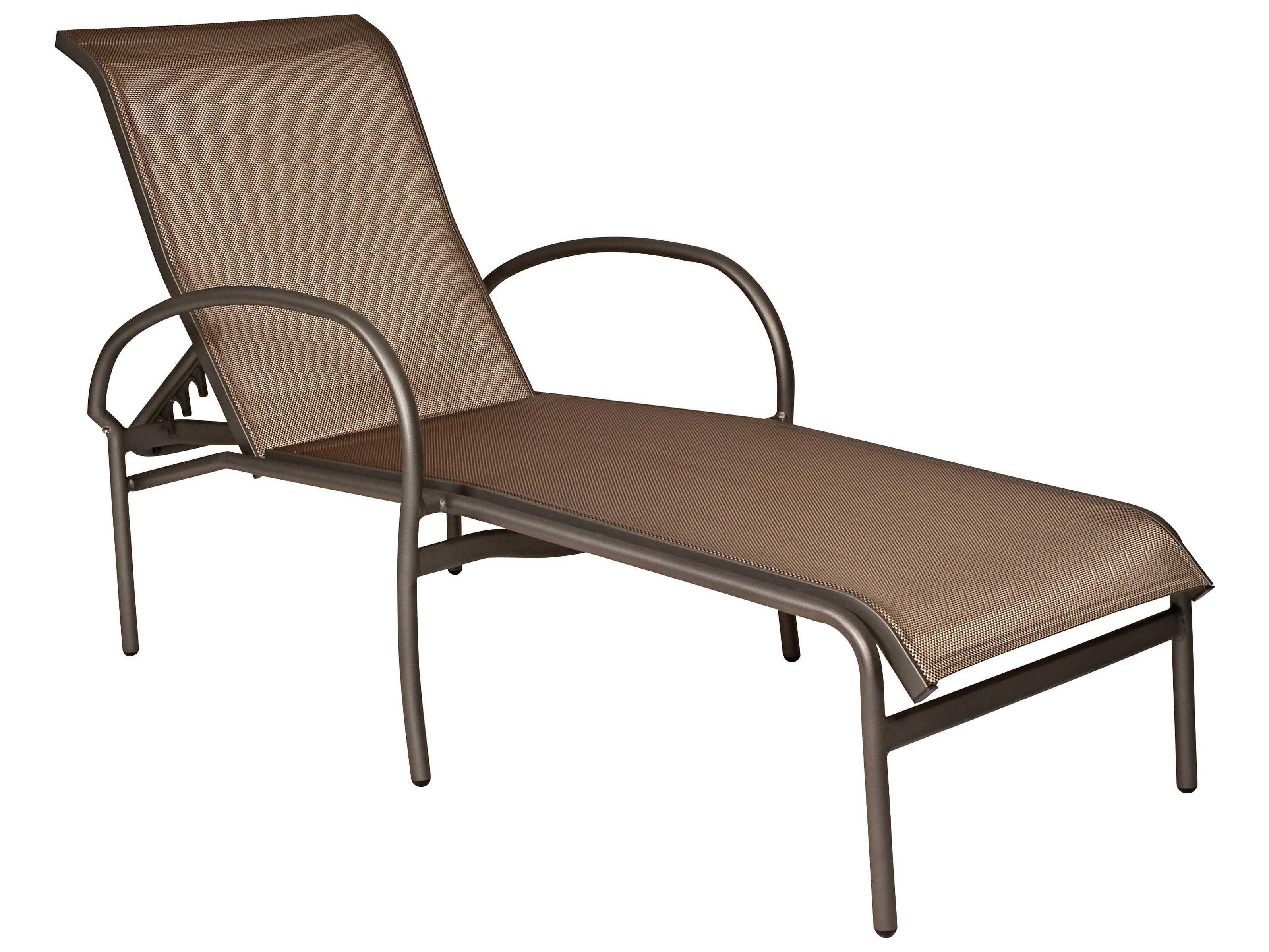 Woodard Rivington Sling Aluminum Stackable Chaise Lounge 6A0470
