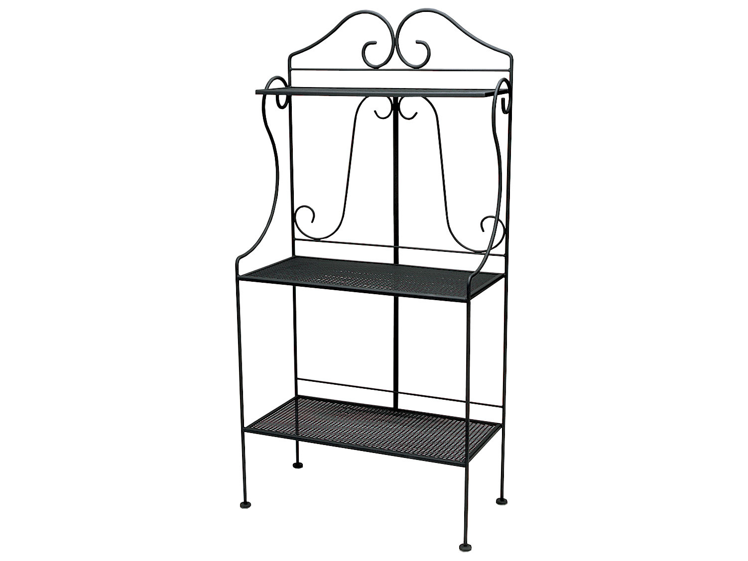 Woodard Wrought Iron Deluxe Bakers Rack WR7J0289
