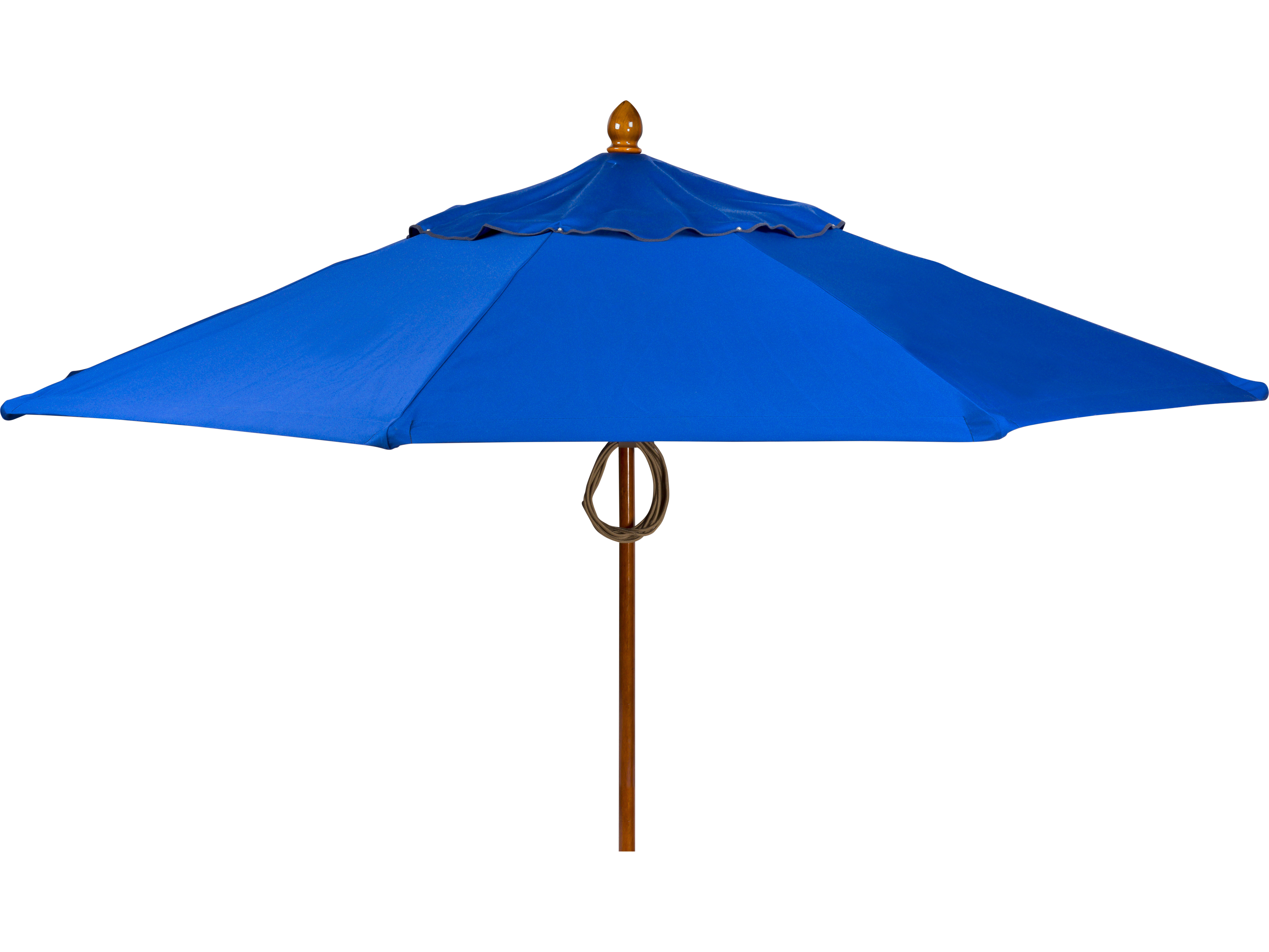 Woodard Teak 9 Foot Octagon Patio Market Umbrella WR9821TW