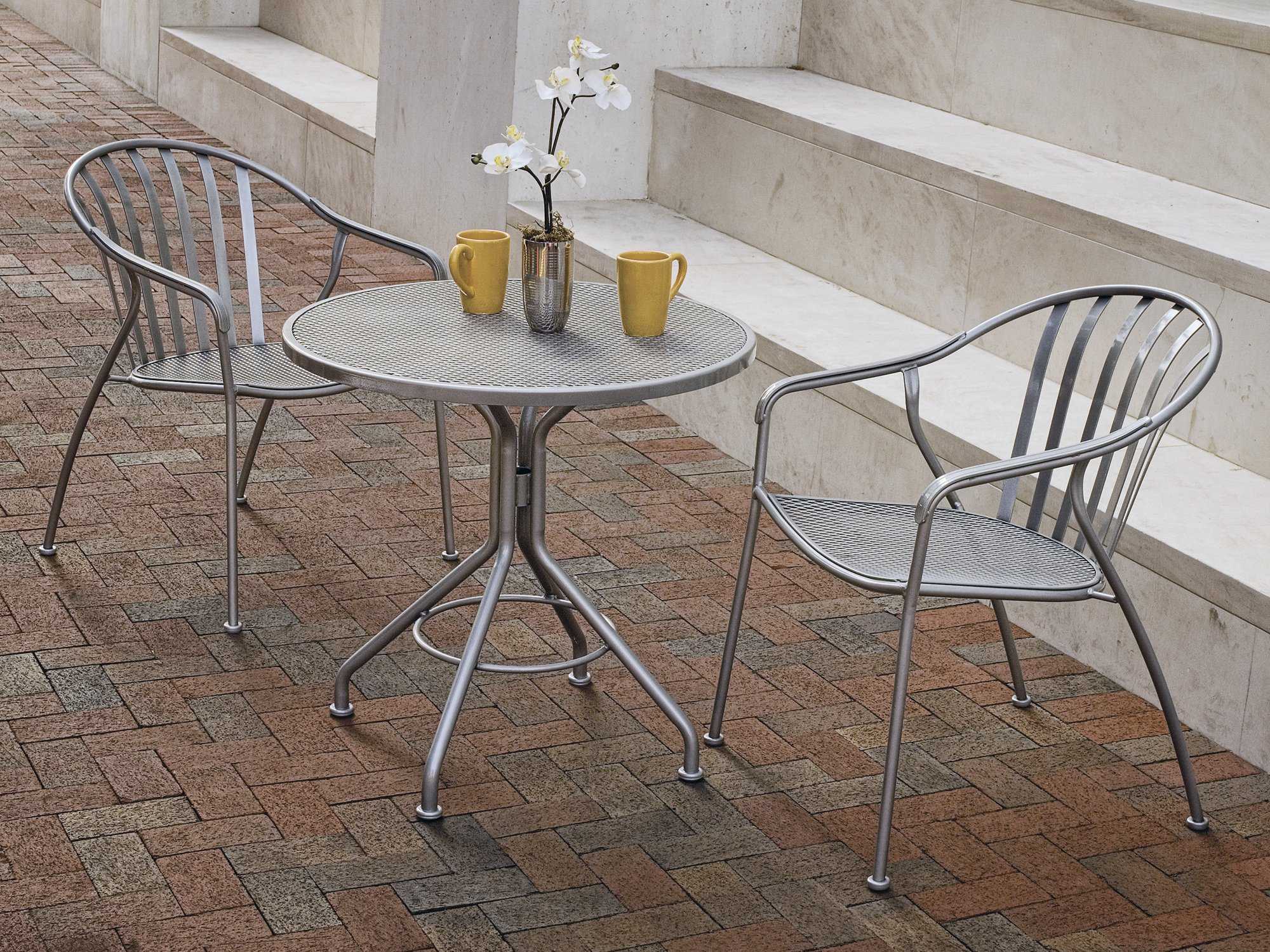 Woodard Wrought Iron 30 Round Bistro Table 280134