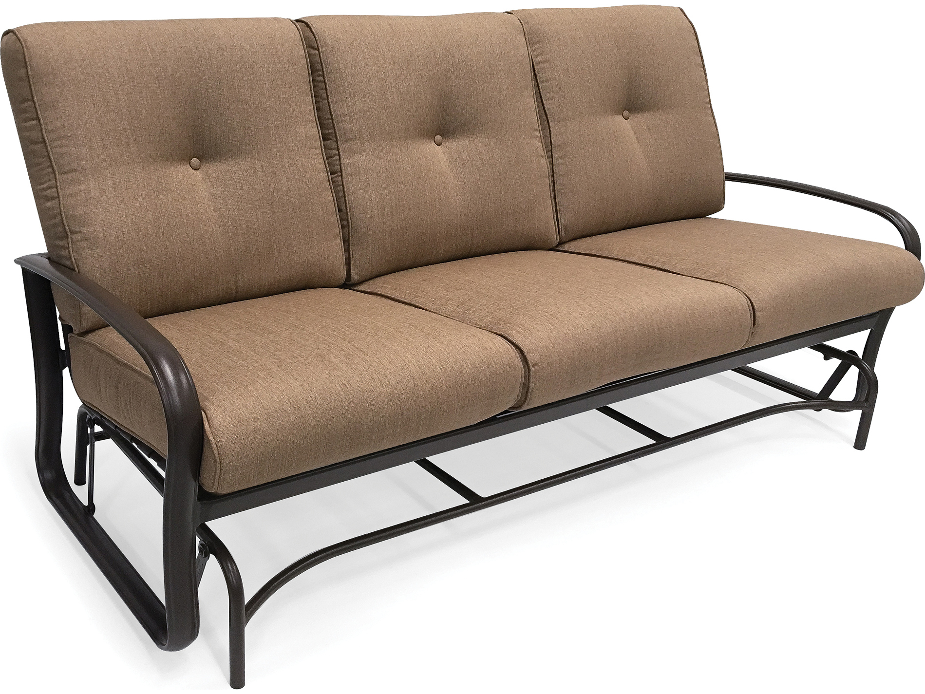 Winston Quick Ship Savoy Cushion Aluminum Sofa Glider WSHQ24031