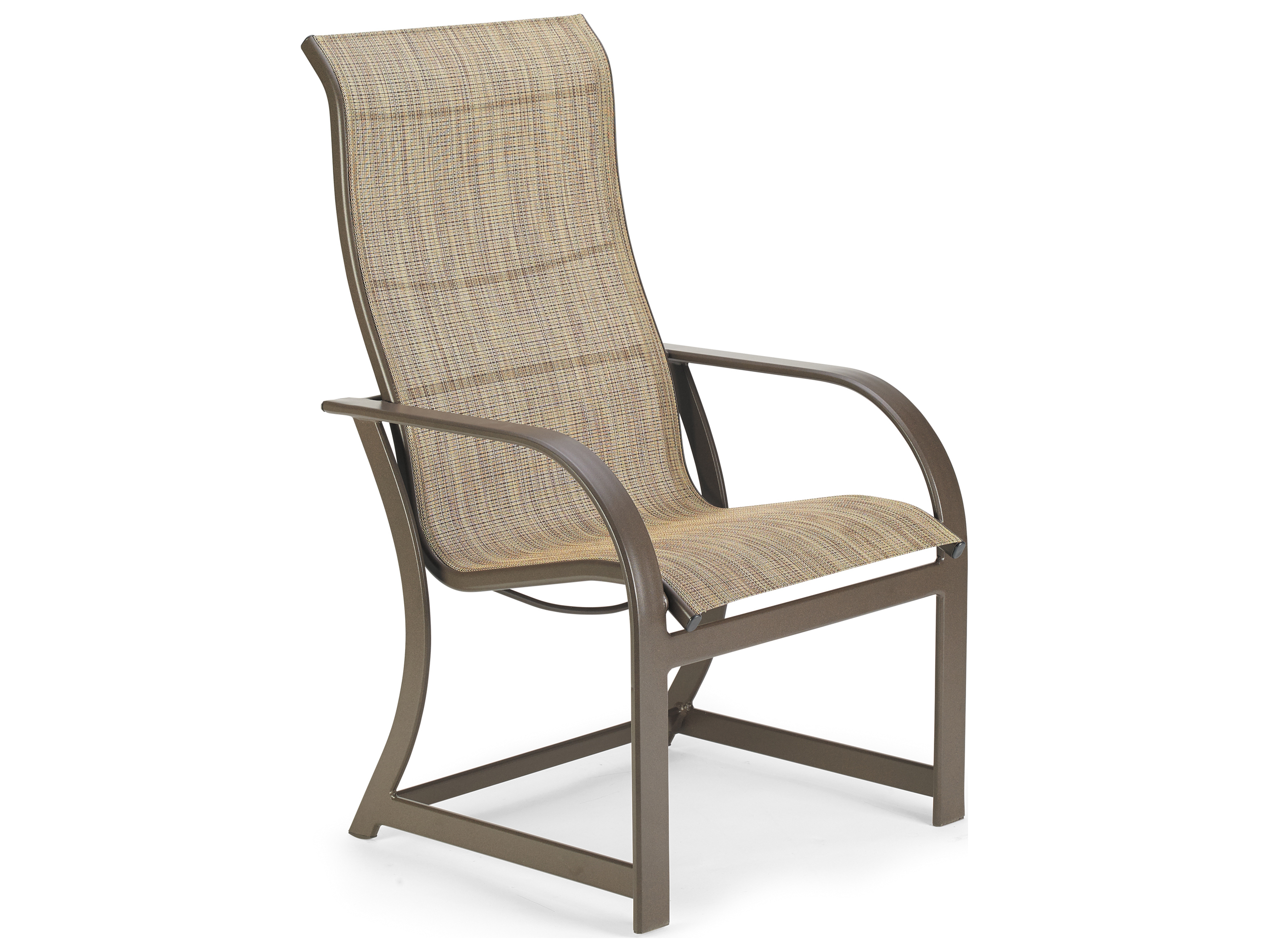 Winston Quick Ship Key West Sling Aluminum Ultimate High Back Dining