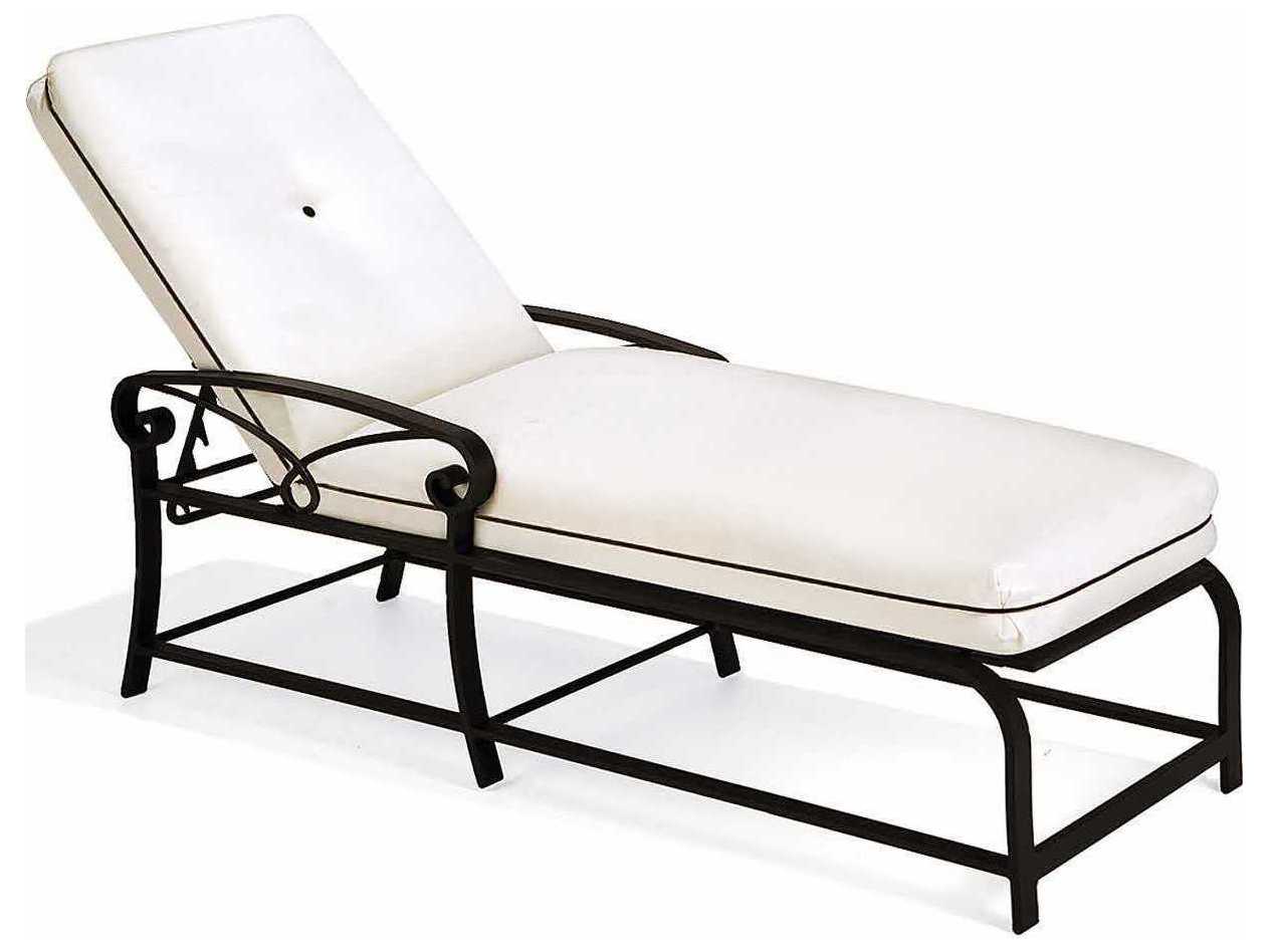 Winston Palazzo Cast Aluminum Cushion Arm Chaise Lounge M23009R